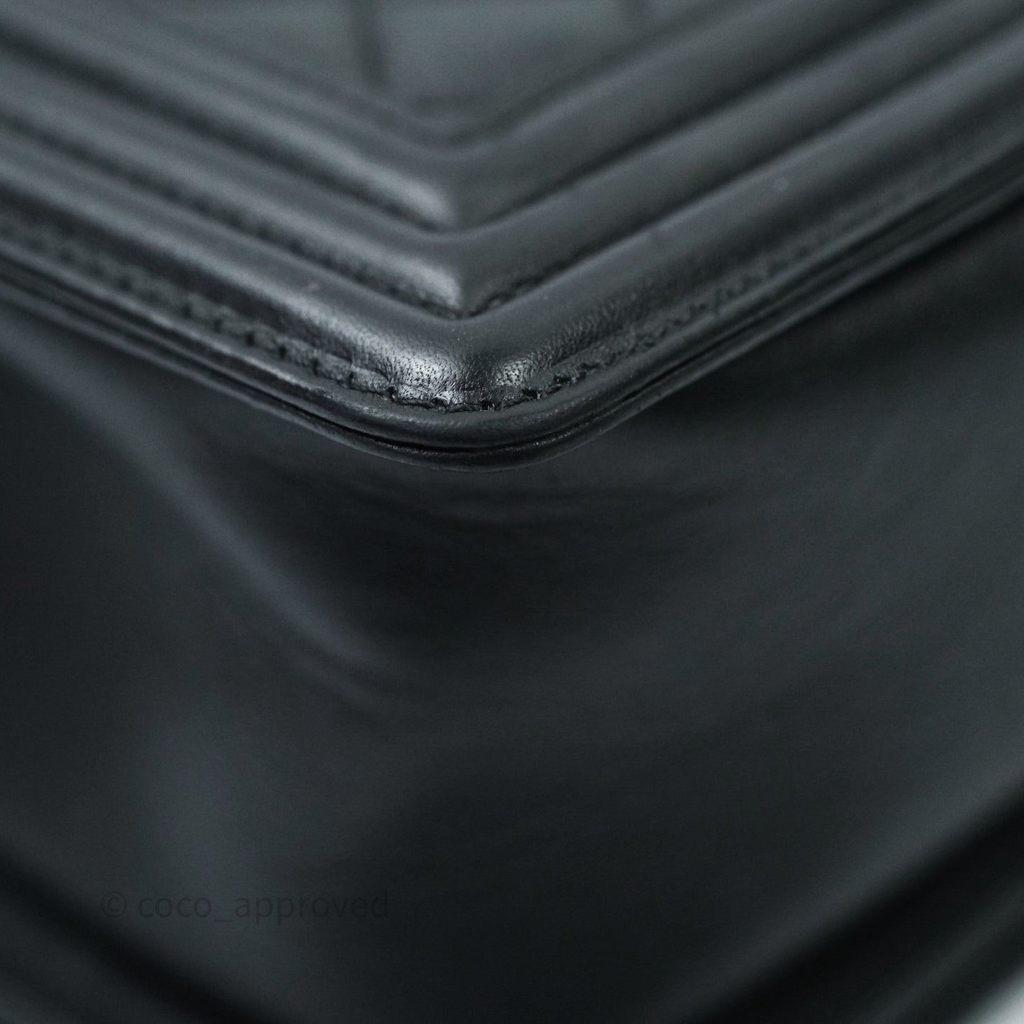 Chanel Quilted Medium Calfskin Boy Flap Ruthenium Hardware