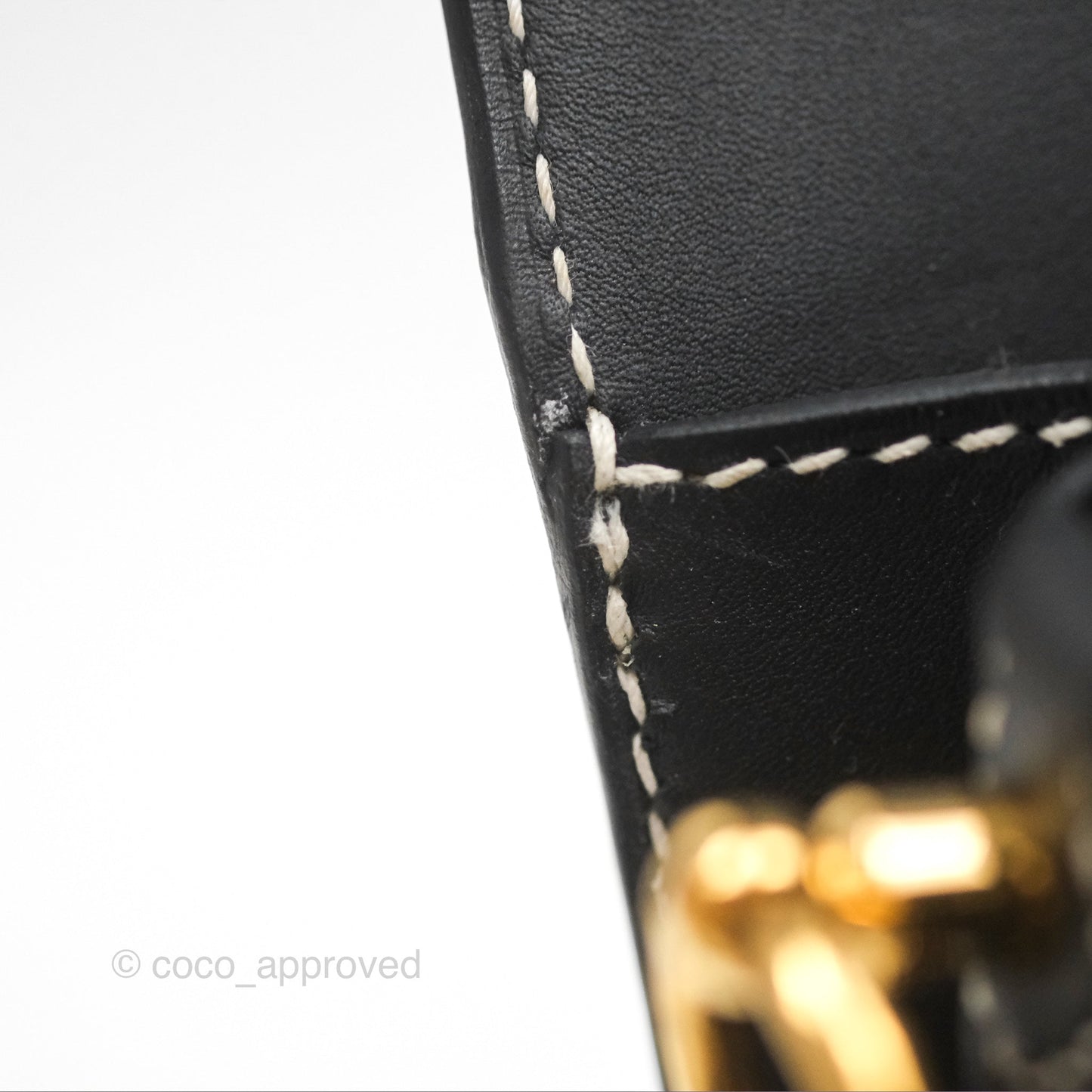 Hermès Roulis 23 Noir 89 Sombrero Gold Hardware