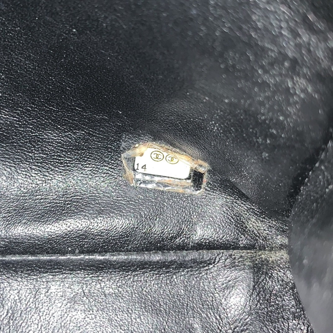 Chanel Quilted Maxi Single Flap Black Caviar Silver Hardware