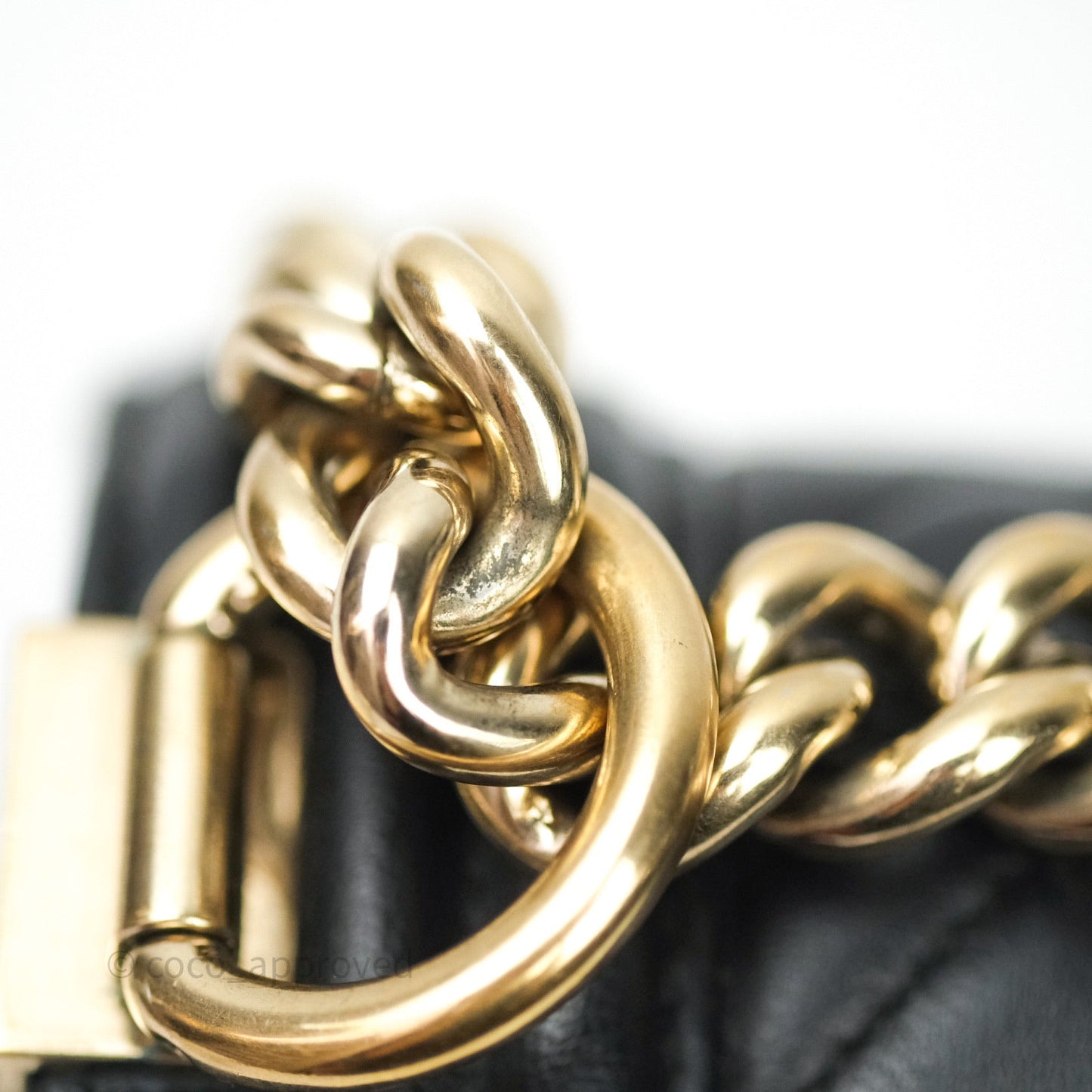 Chanel Quilted Boy New Medium Black Lambskin Gold Hardware