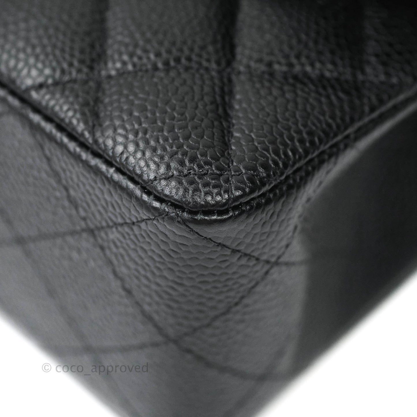 Chanel Classic Small S/M Flap Black Caviar Silver Hardware