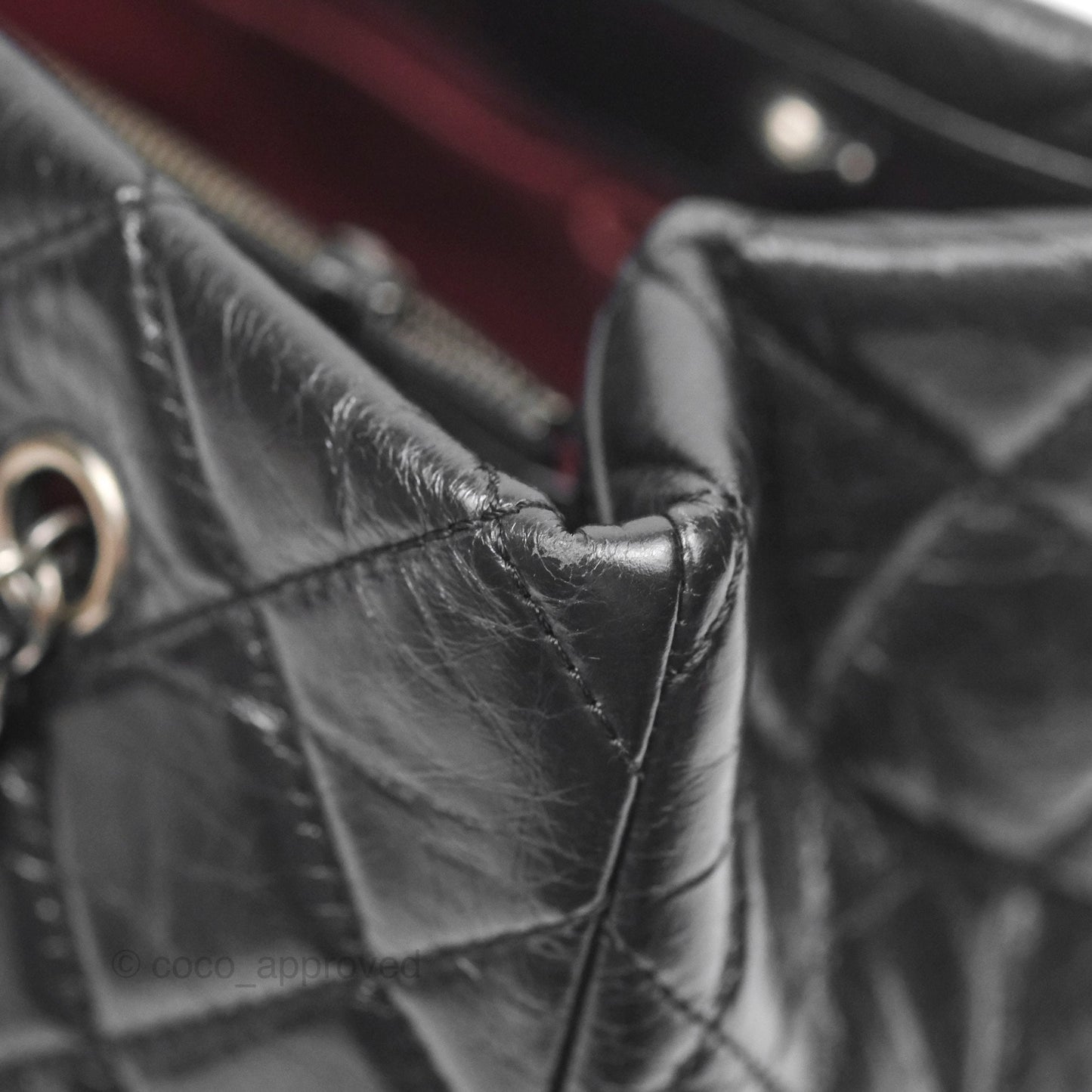 Chanel Large Shopping Tote Black Ruthenium Hardware