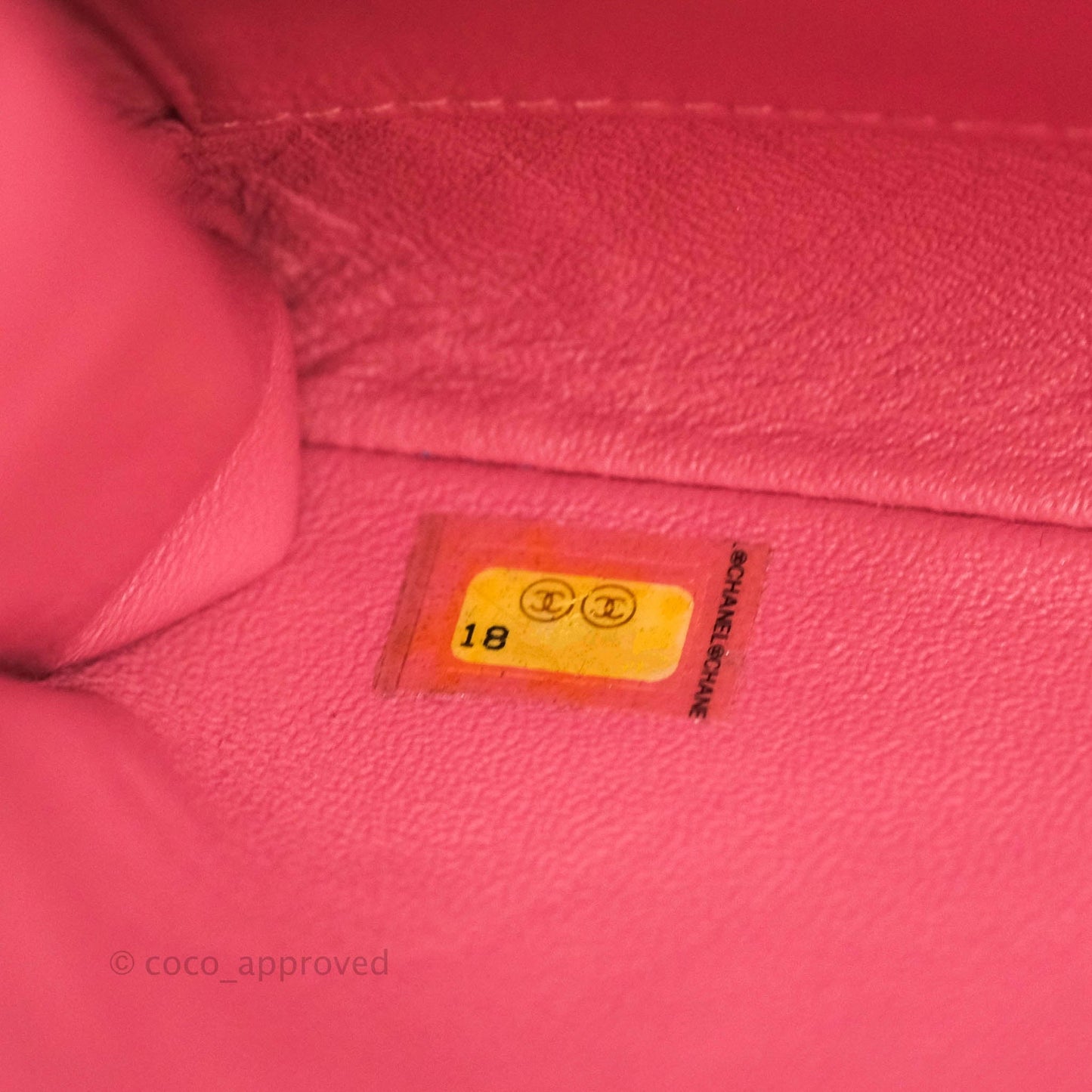 Chanel Quilted Clutch with Chain Lambskin Pink Silver Hardware