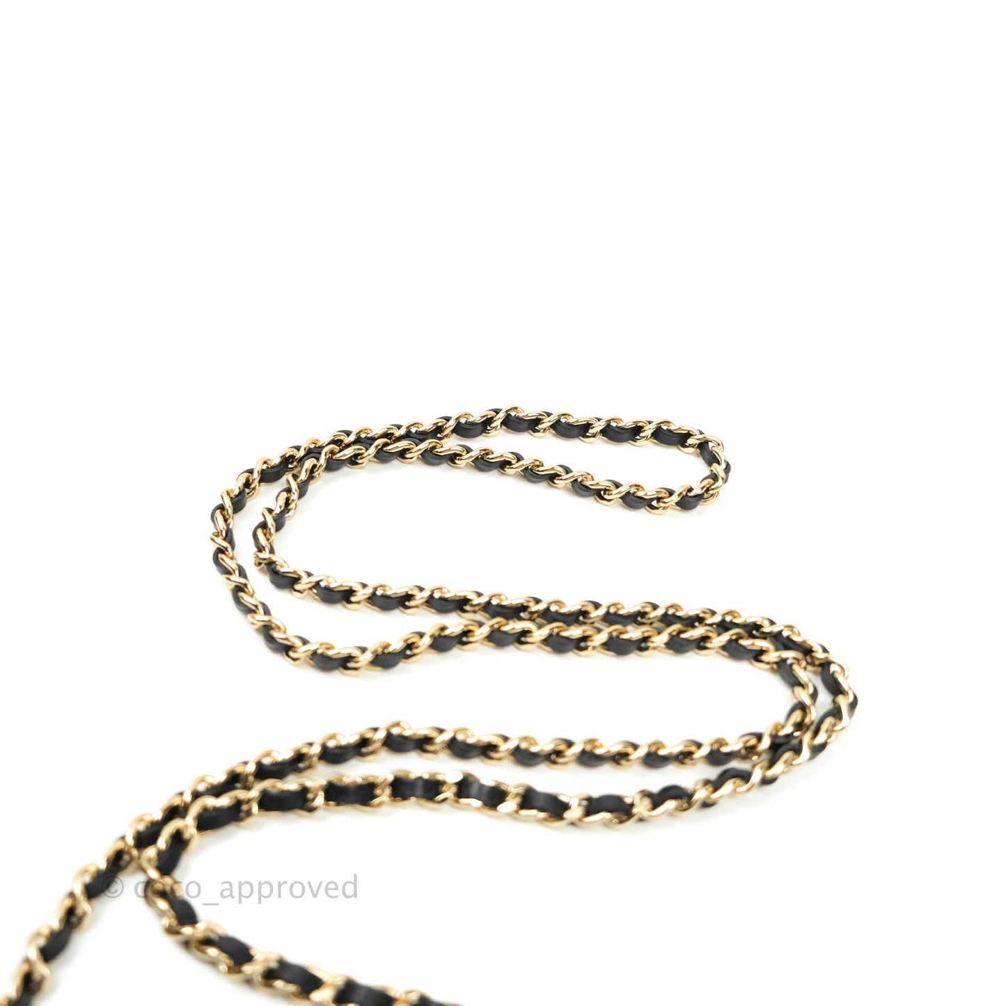 Chanel Filigree Wallet on Chain WOC Black Caviar Gold Hardware