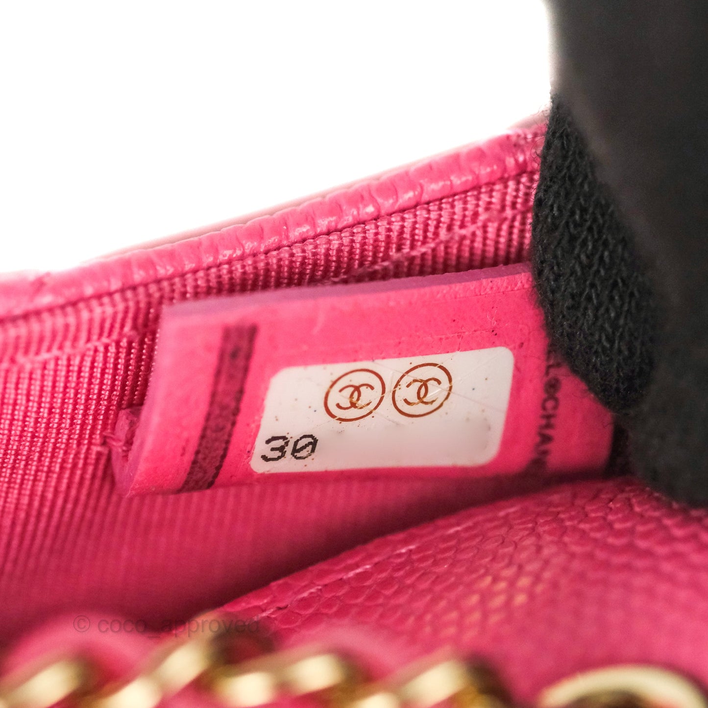 Chanel Classic Quilted Belt Bag Pink Caviar Gold Hardware