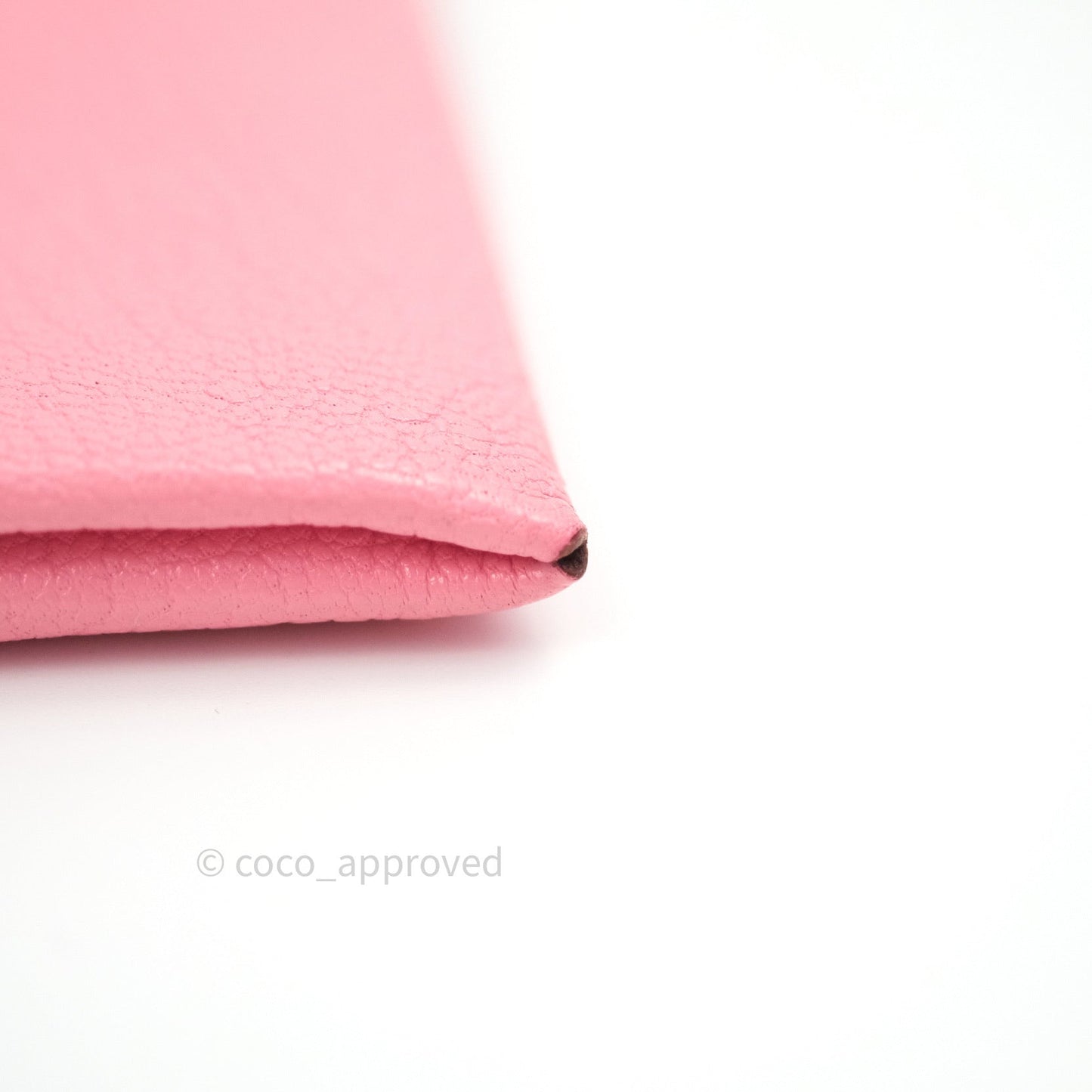 Hermès Bastia Coin Purse Rose Confetti and Brique Chèvre Mysore Leather