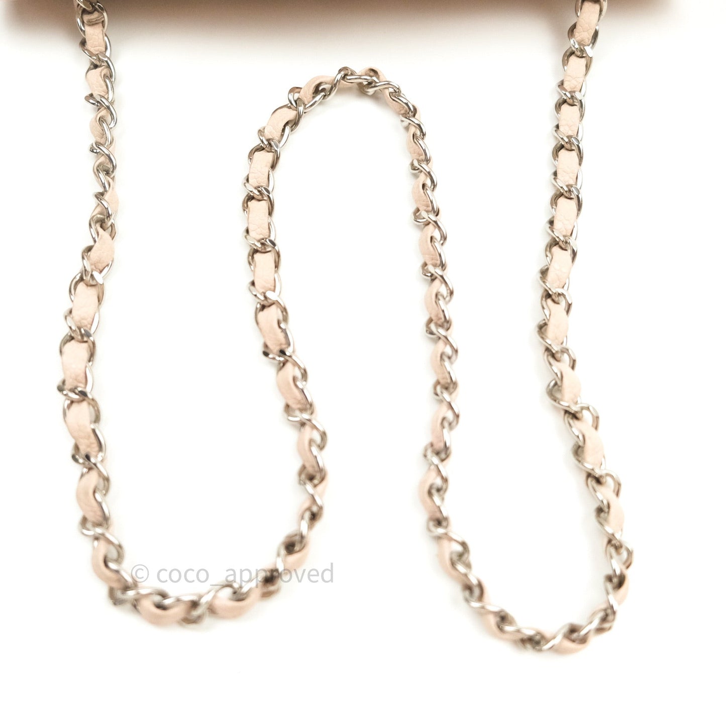 Chanel Classic M/L Medium Double Flap Sakura Pink Caviar Silver Hardware