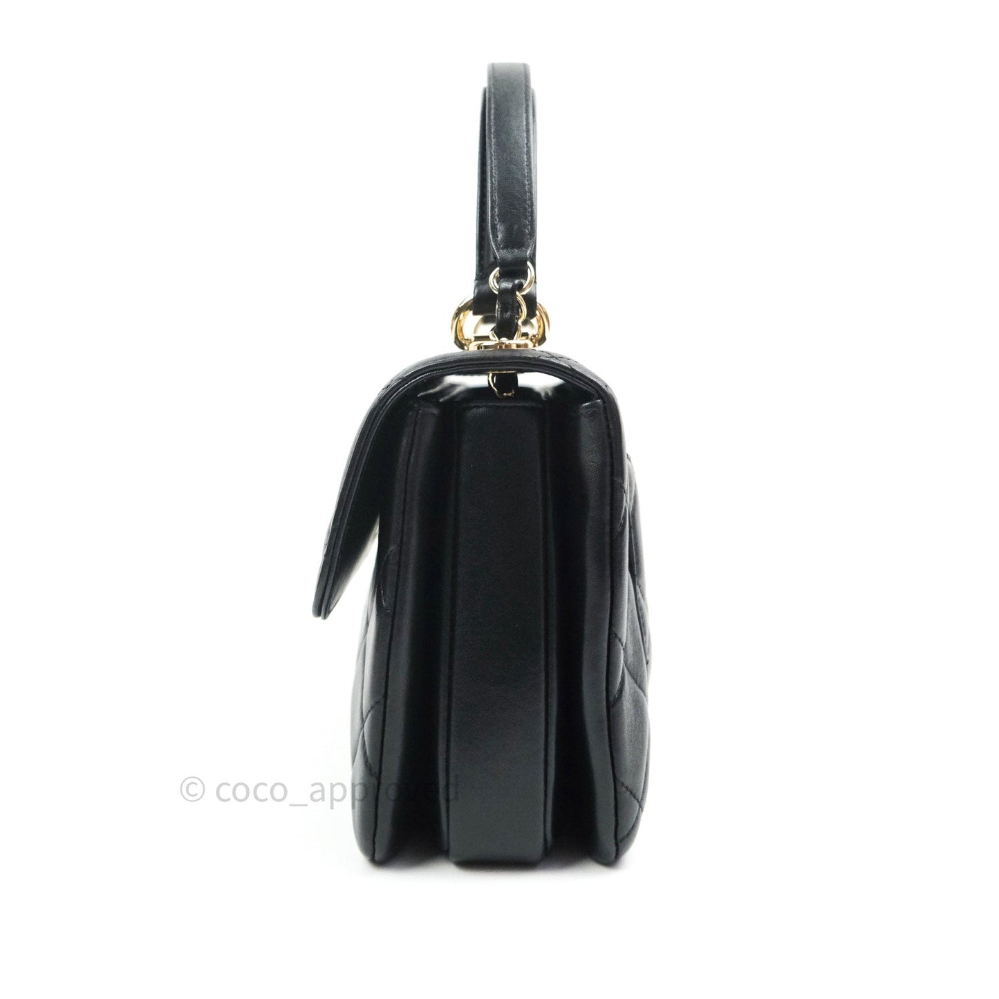 Chanel Trendy CC Small Black Lambskin Gold Hardware