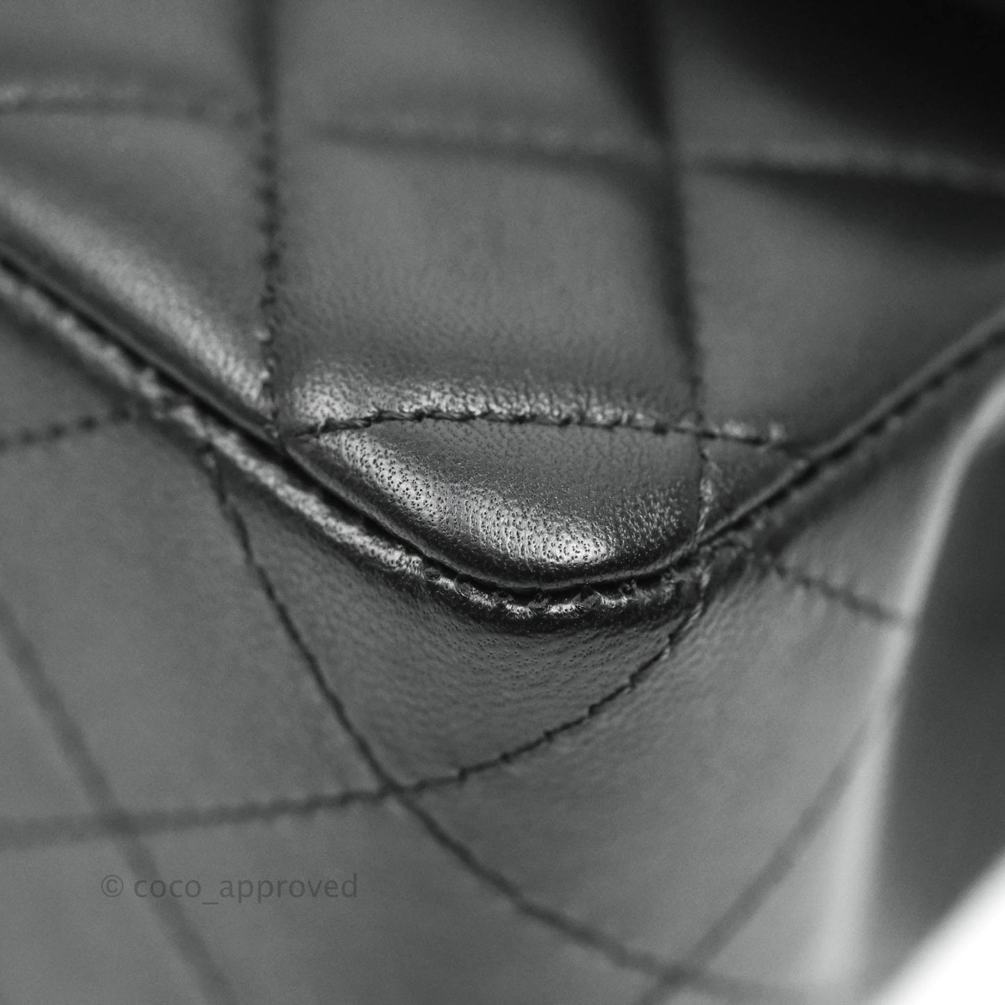 Chanel Quilted Mini Rectangular So Black Lambskin