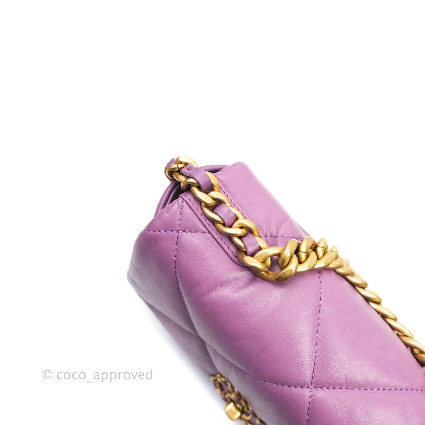 Chanel 19 Small Lavender Purple Mixed Hardware