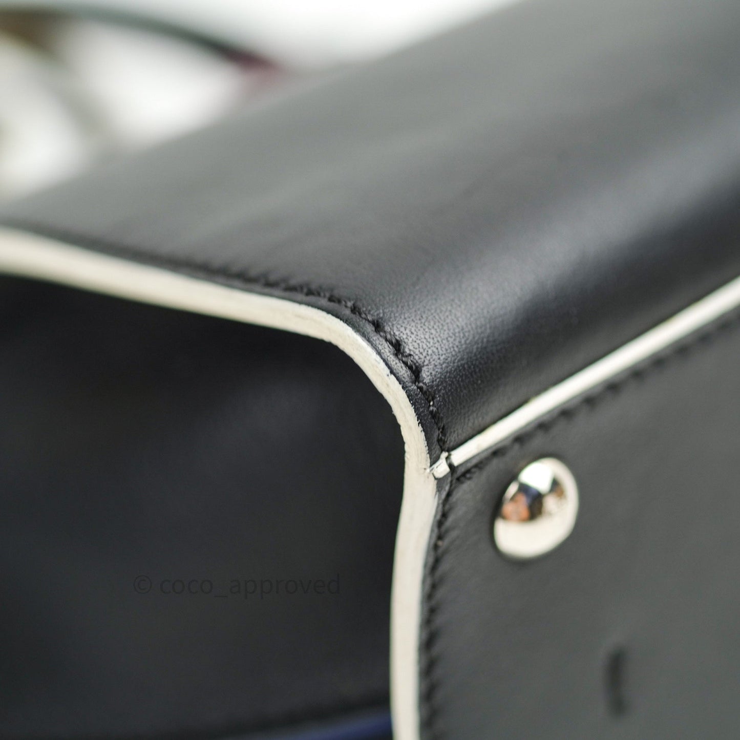 Fendi Calfskin Mini 3jours Tote Black