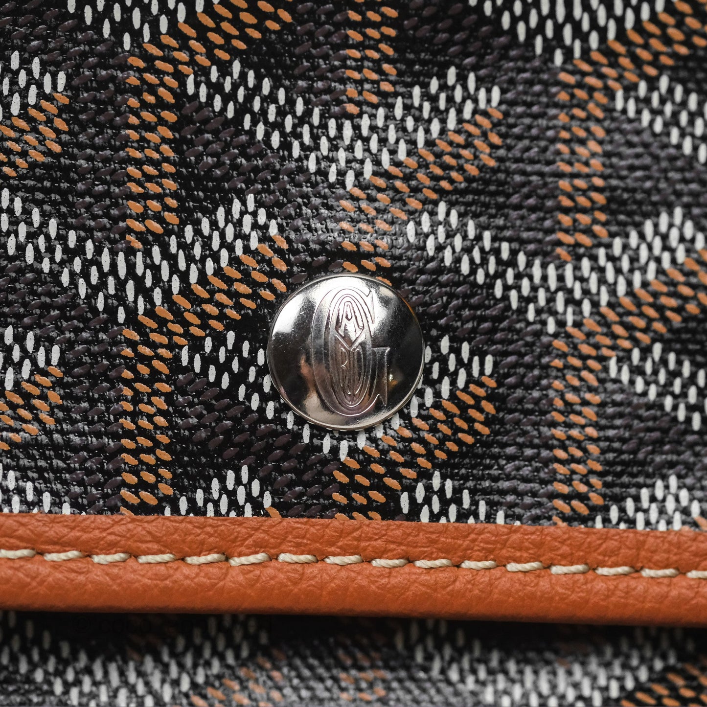 Goyard Bohème Hobo Bag Black/Tan Goyardine Canvas