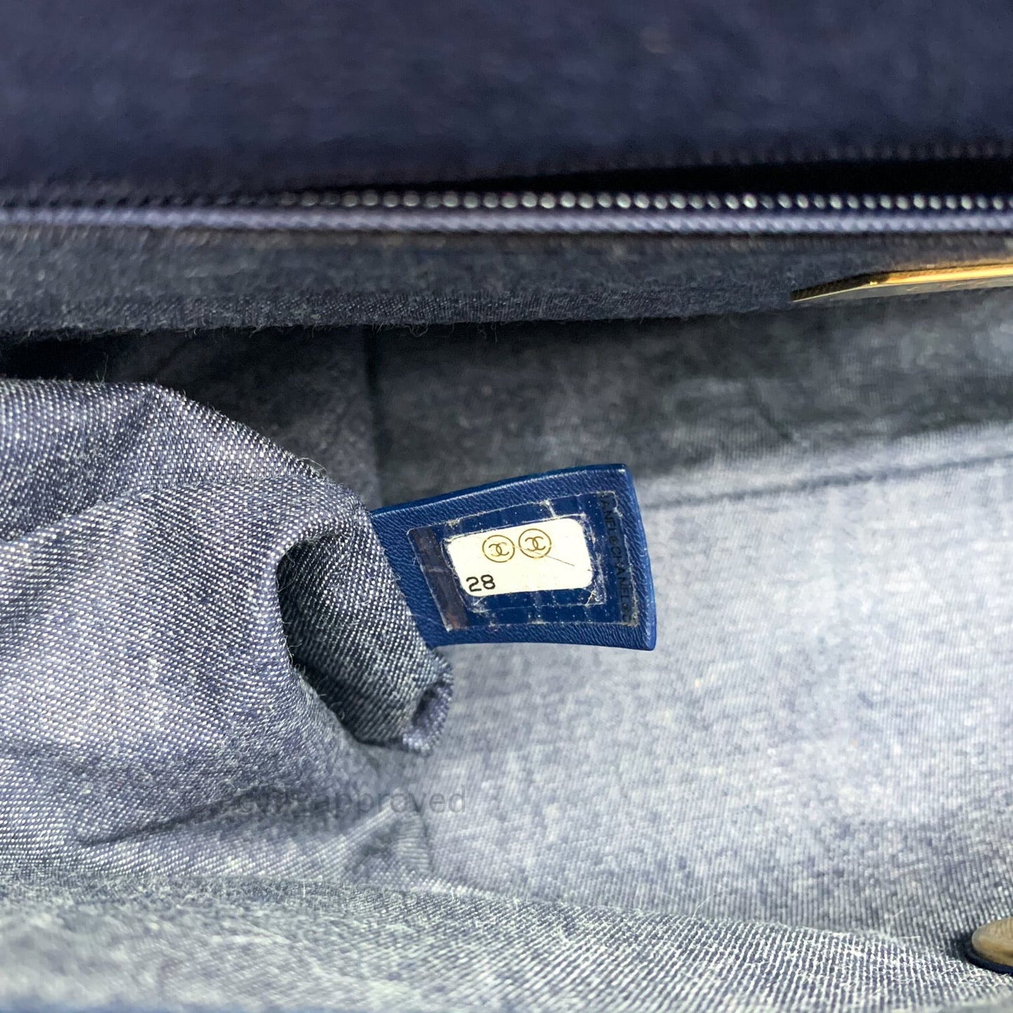 Chanel 19 Medium Canvas Navy Mixed Hardware