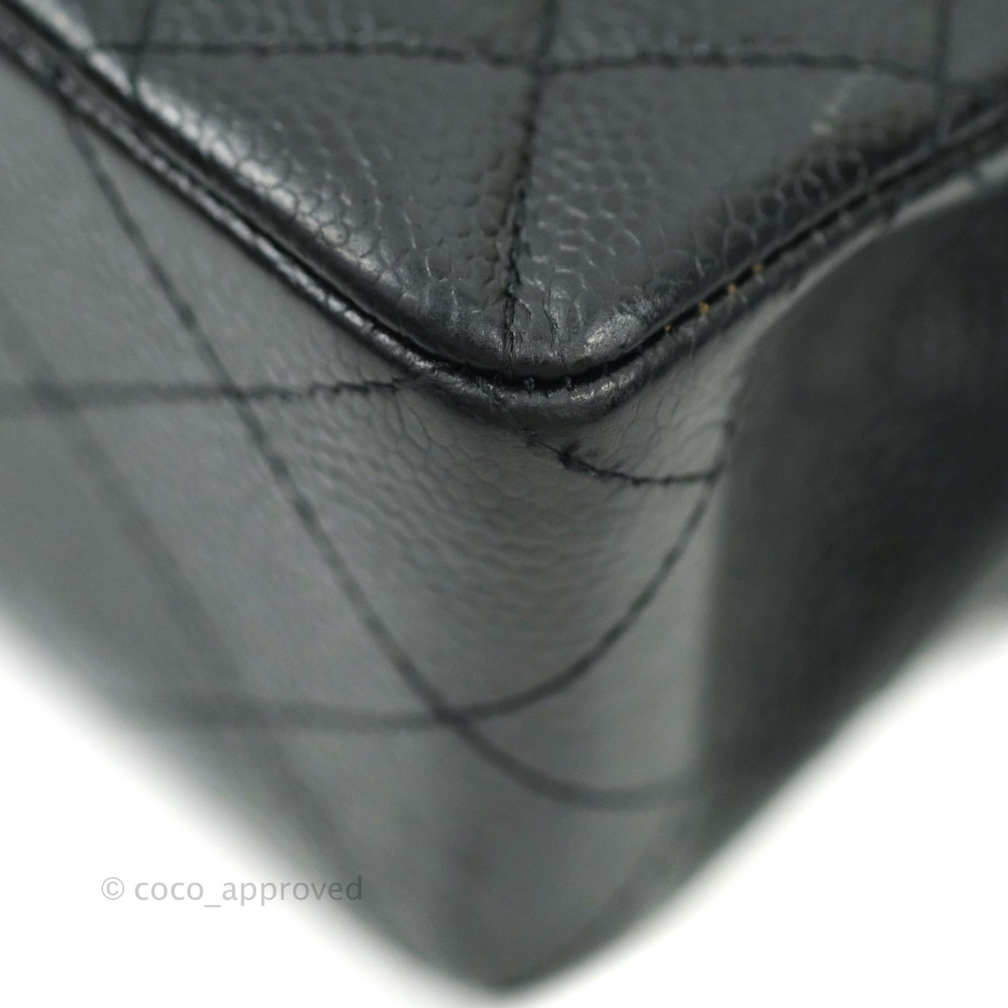 Chanel Classic Small S/M Flap Black Caviar Silver Hardware