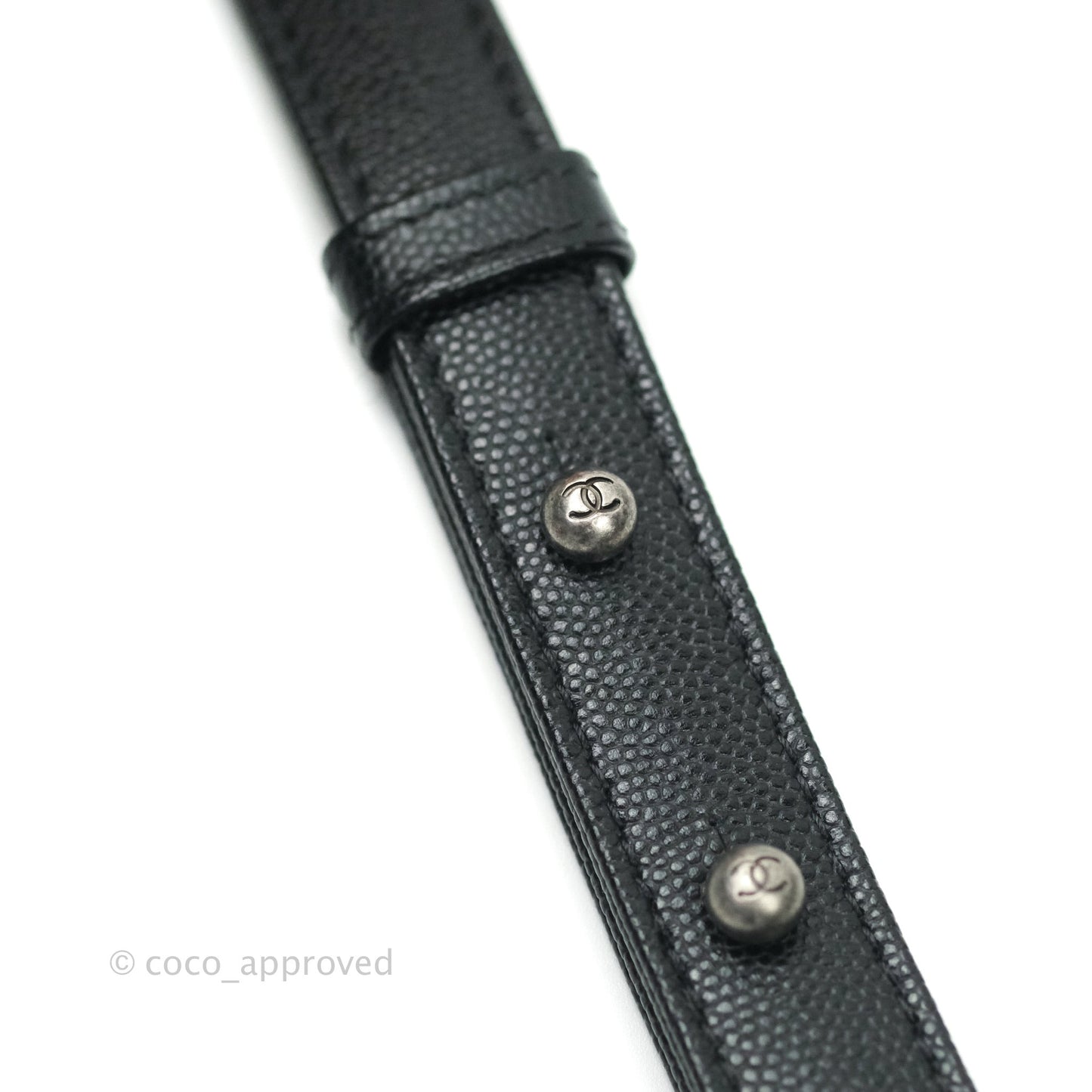 Chanel Boy New Medium Quilted Black Caviar Ruthenium Hardware
