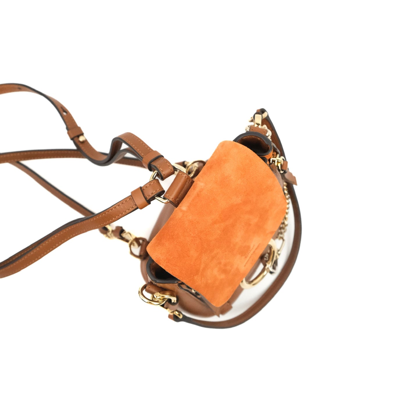 Chloé Mini Faye Backpack Brown