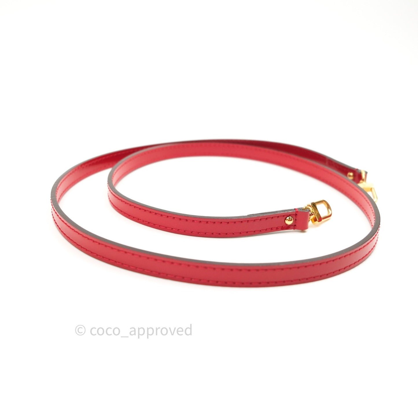 Louis Vuitton Alma BB Red Monogram Vernis Leather