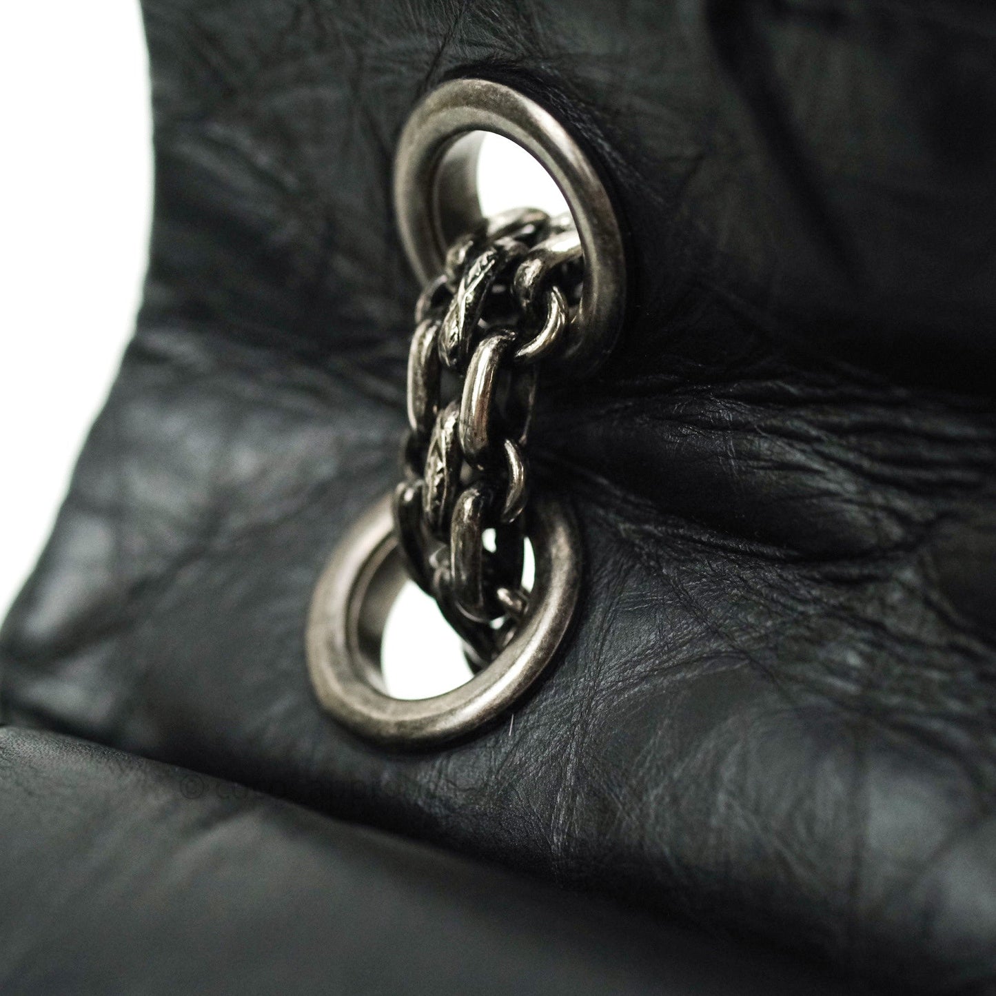 Chanel Reissue Quilted Aged Calfskin Black Ruthenium Hardware 226