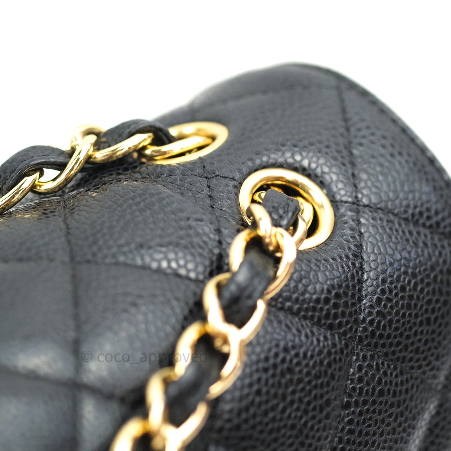 Chanel Classic Double Flap Maxi Black Caviar Gold Hardware