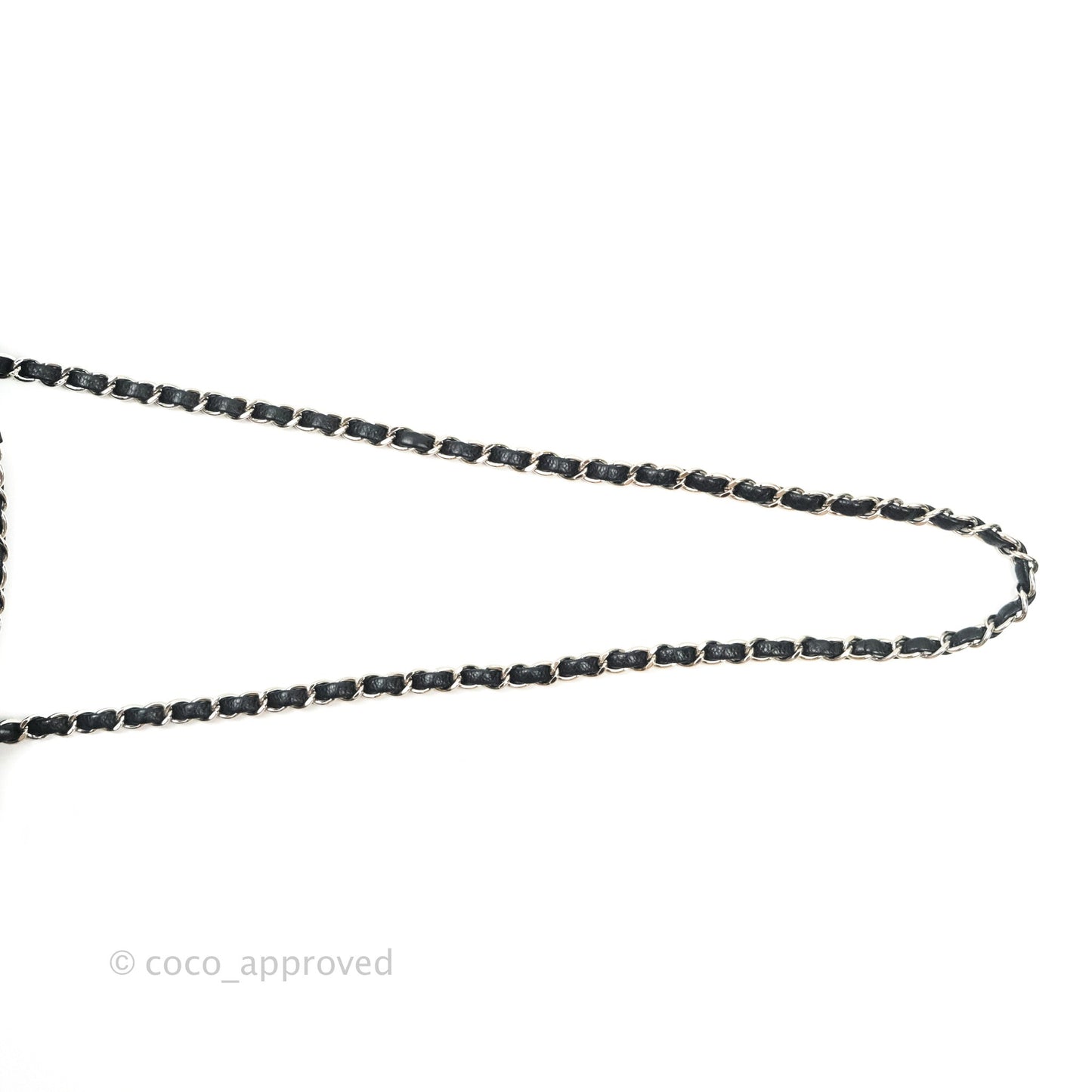 Chanel Classic Small S/M Flap Black Caviar Silver Hardware