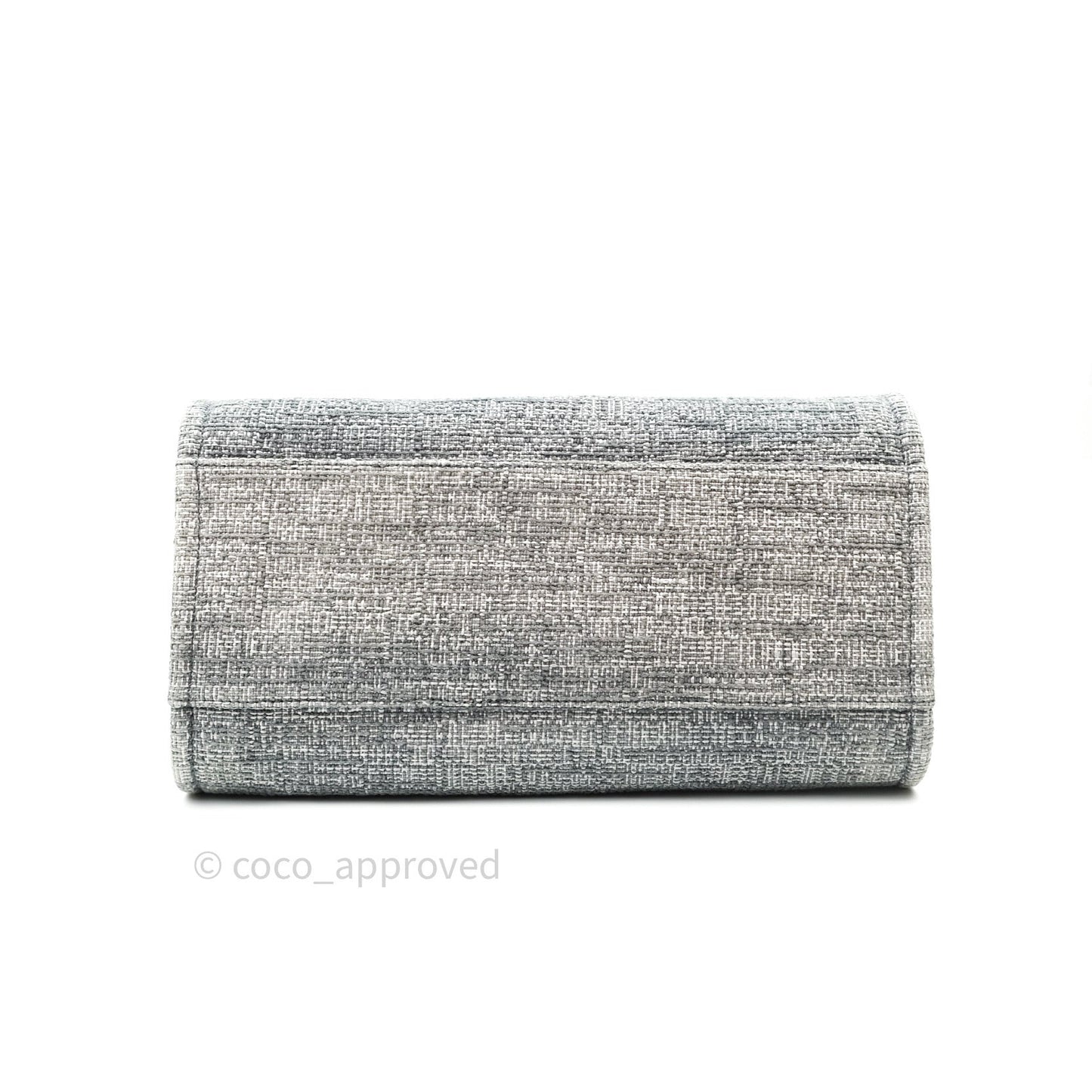 Chanel Large Deauville Charcoal Grey Canvas