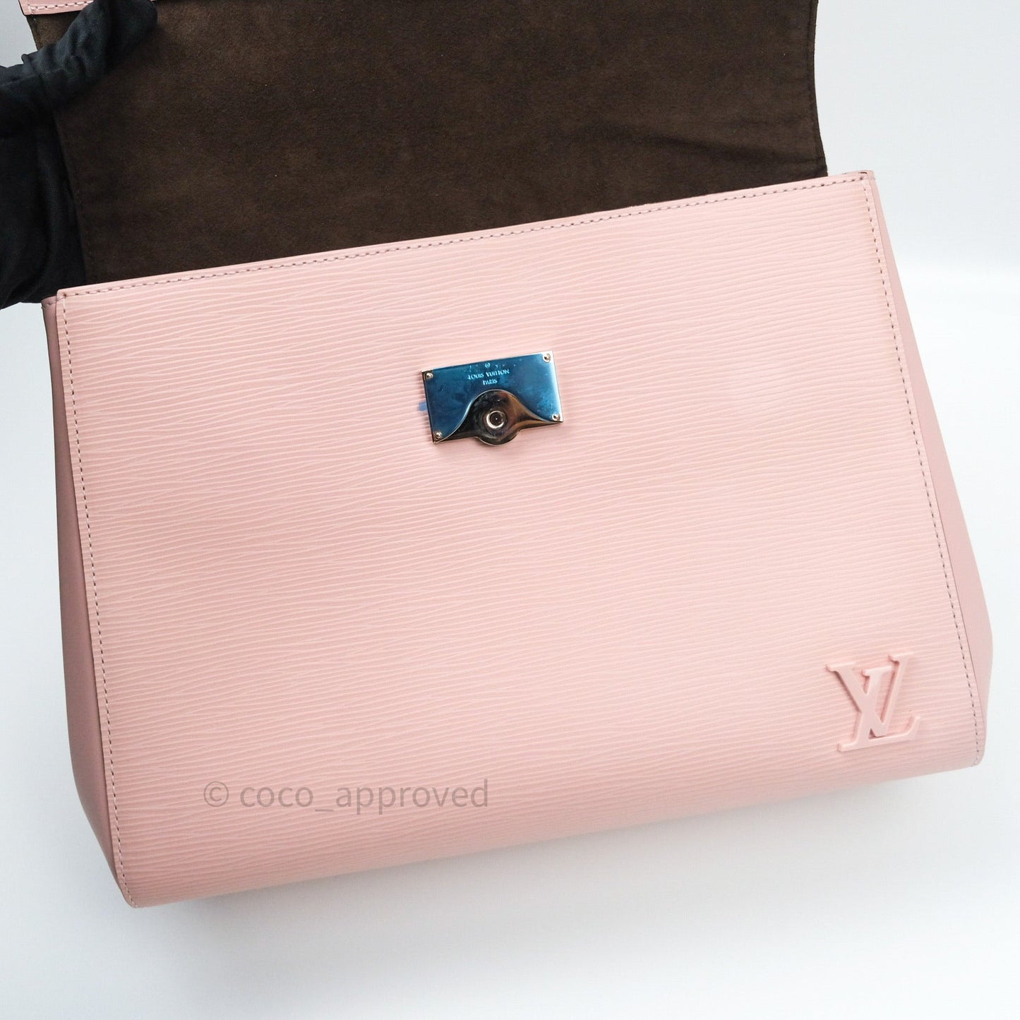 Louis Vuitton Epi Cluny MM Rose Ballerine