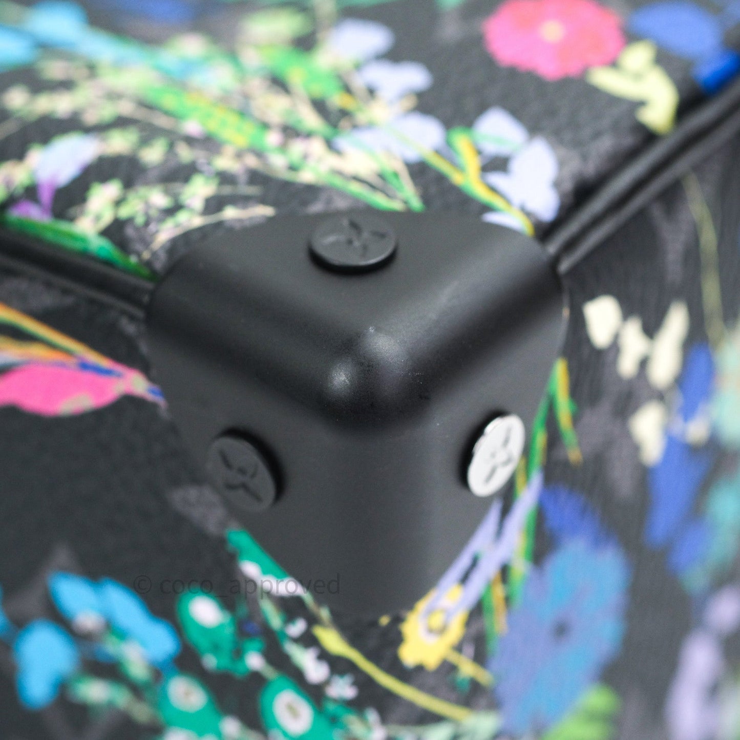Lous Vuitton Monogram Flower Print Mini Soft Trunk Eclipse