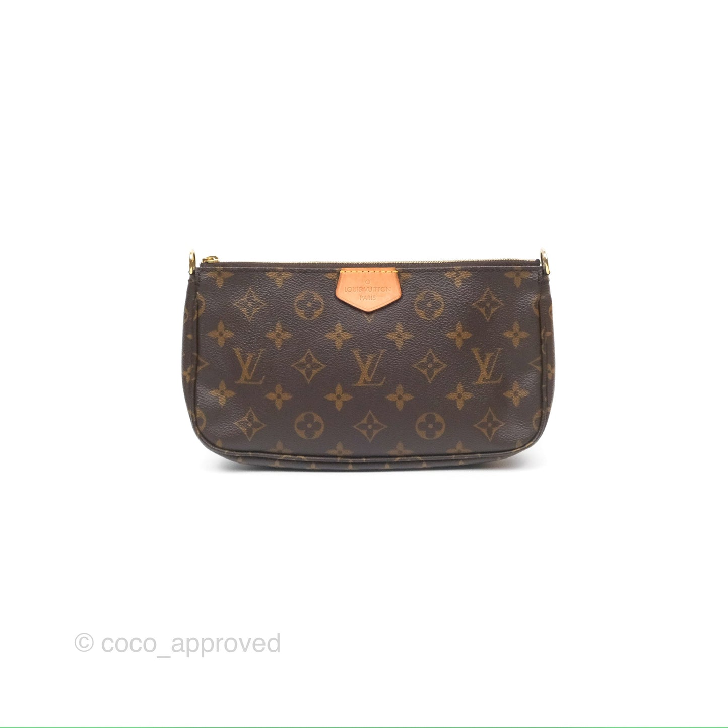 Louis Vuitton Multi Pochette Accessories Khaki Monogram Canvas