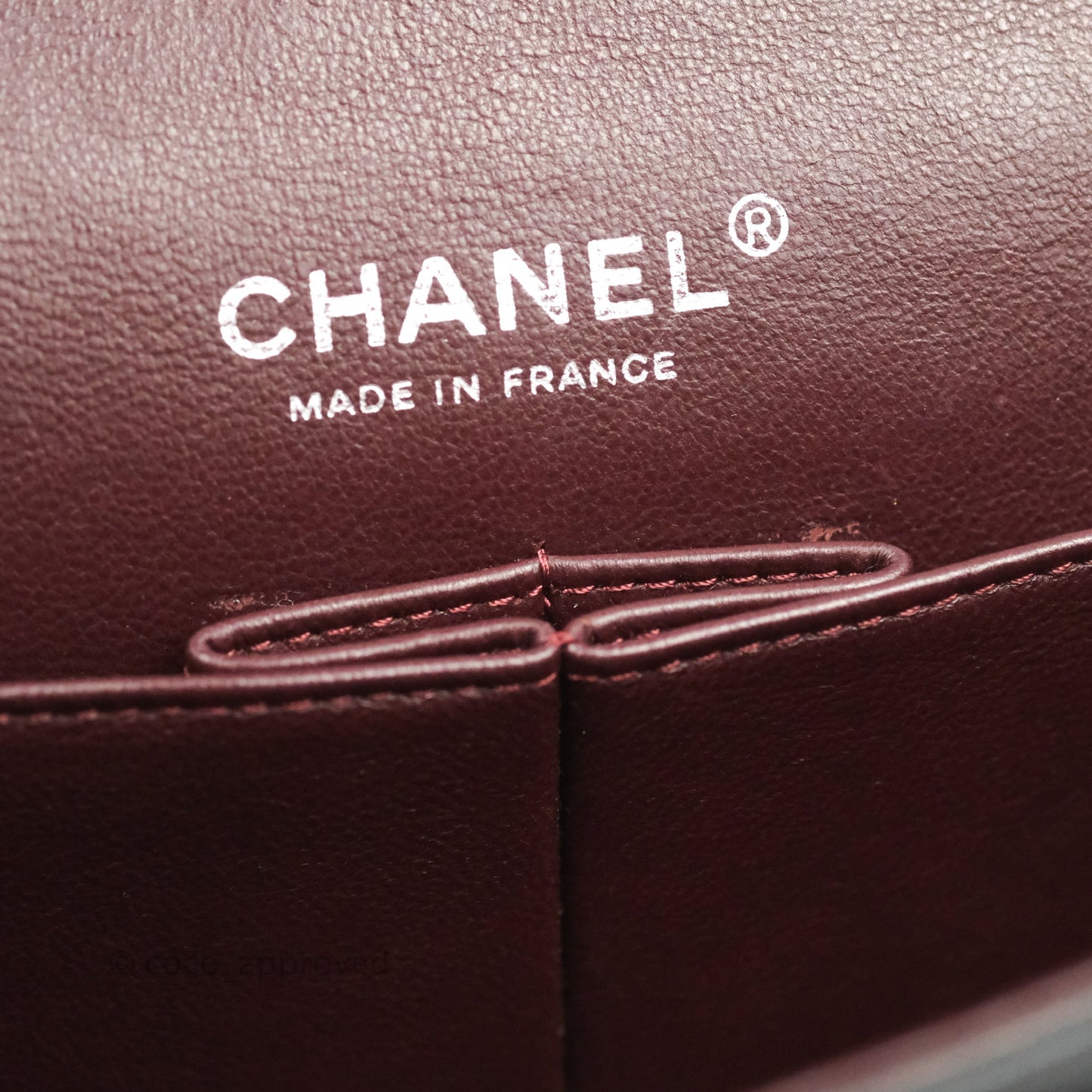 Chanel Classic M/L Medium Flap Quilted Black Lambskin Silver Hardware