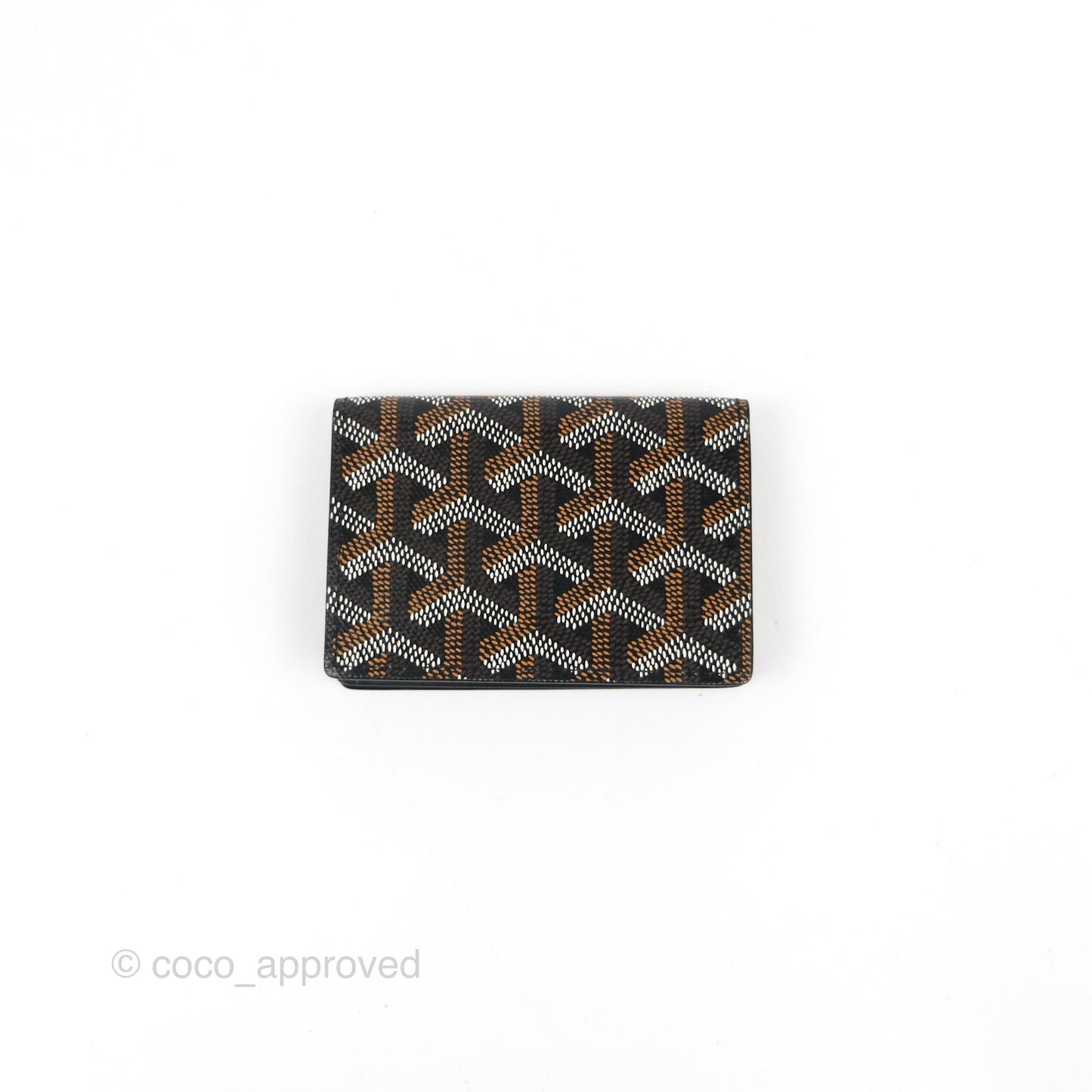 Goyard Malesherbes Card Wallet Goyardine Black