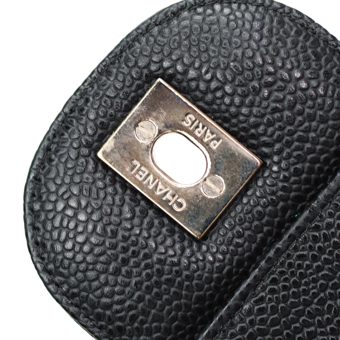 Chanel Classic Jumbo Double Flap Black Quilted Caviar Silver Hardware⁣⁣