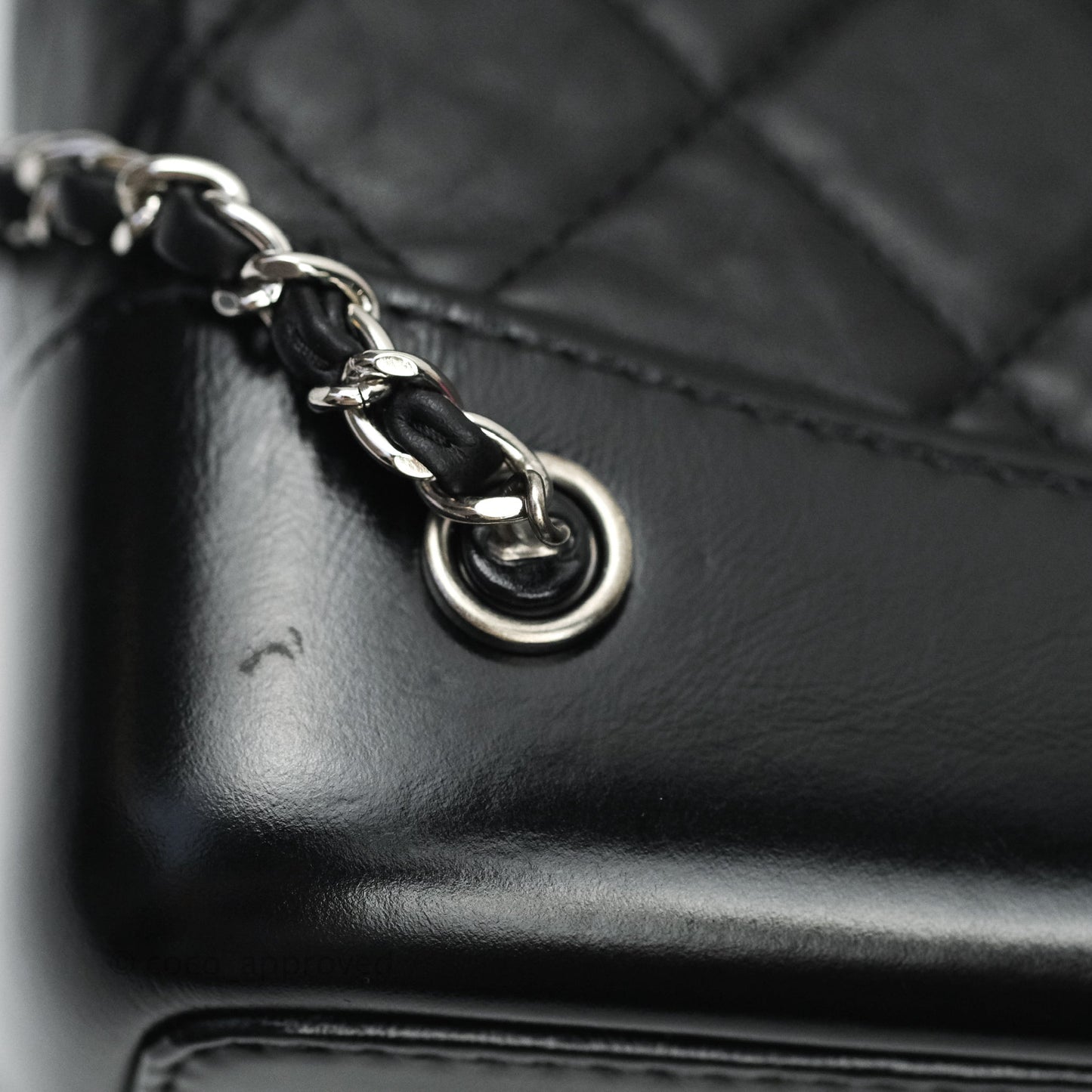 Chanel Gabrielle Backpack Black Aged Calfskin Small Black