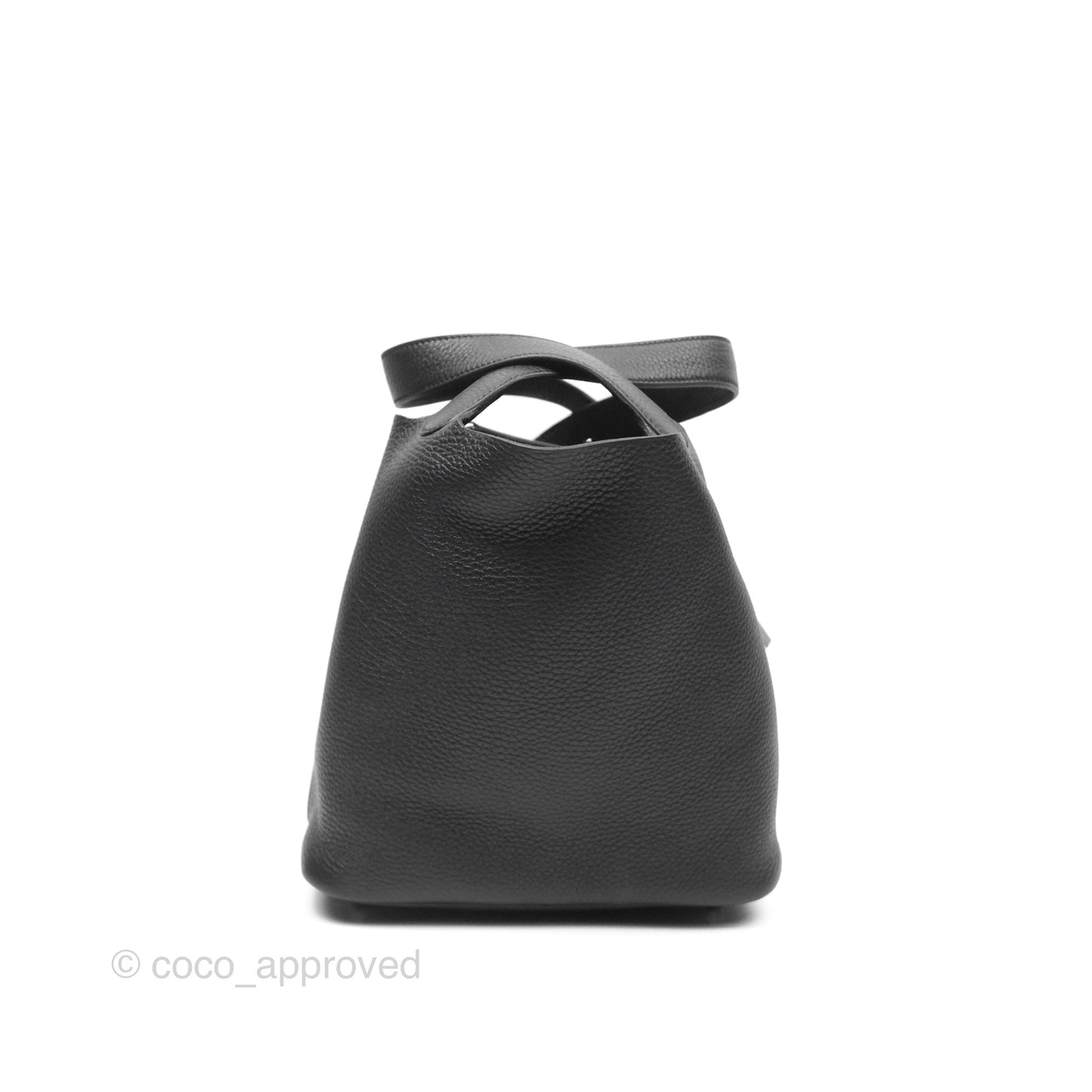 Hermès Picotin 22 Black Noir 89 Clemence Palladium Hardware