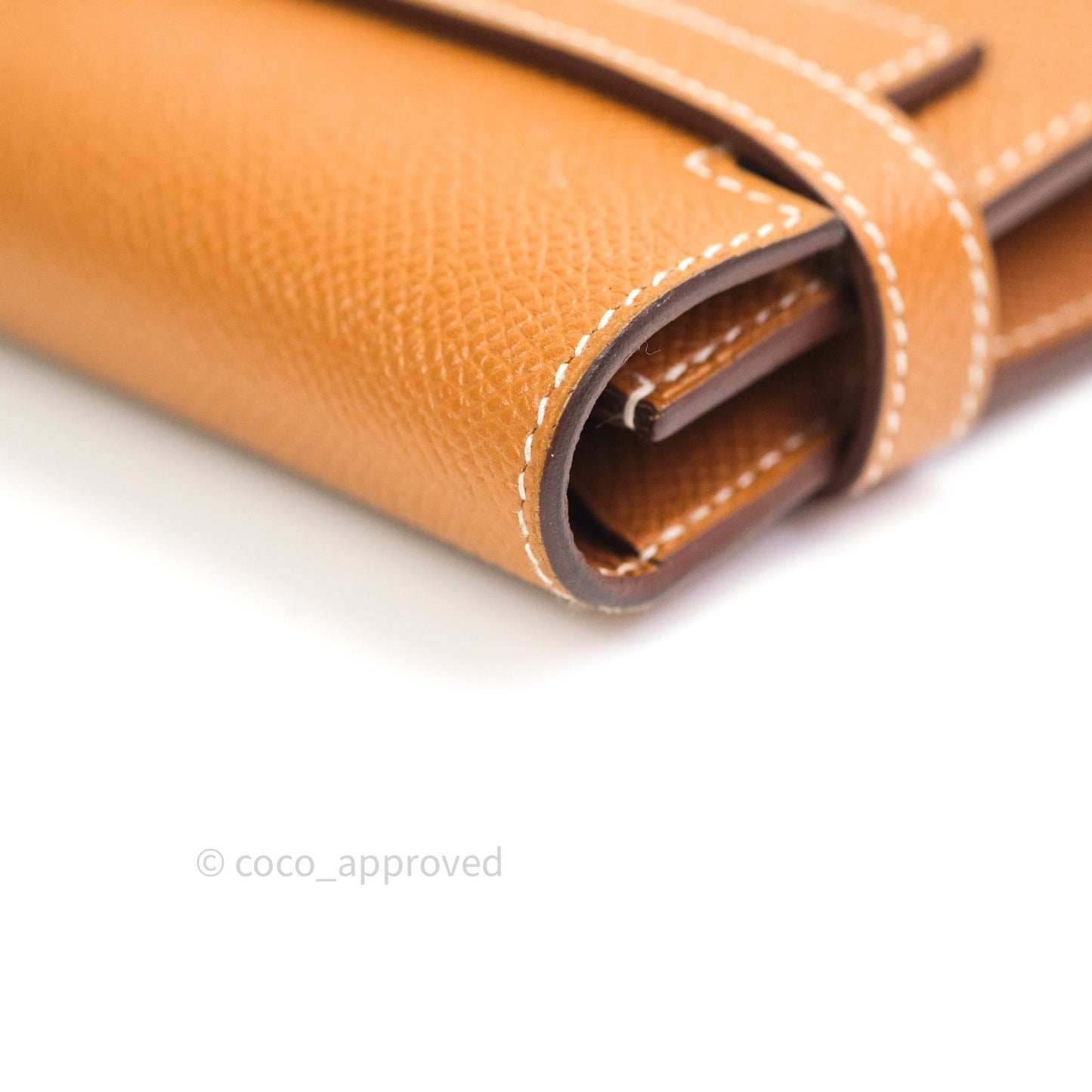 Hermès Epsom Kelly Wallet Gold Palladium Hardware