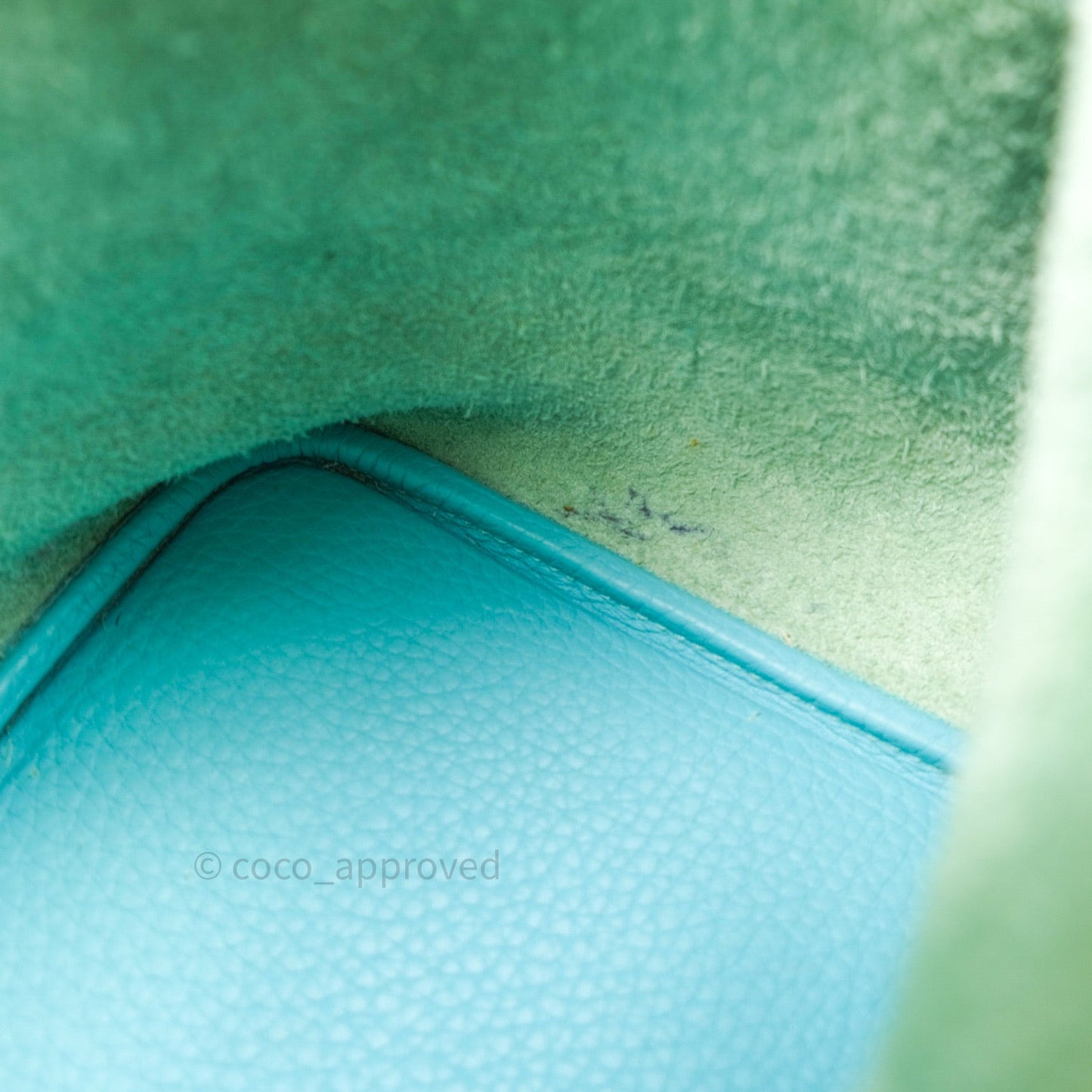 Hermès Picotin 22 Clemence Blue Atoll Palladium Hardware