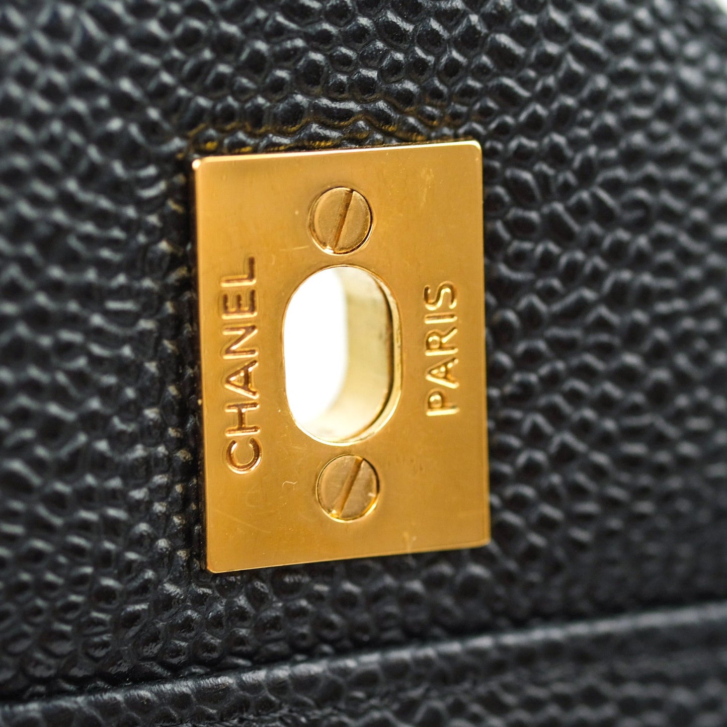 Chanel Classic Jumbo Double Flap Black Caviar Gold Hardware⁣⁣