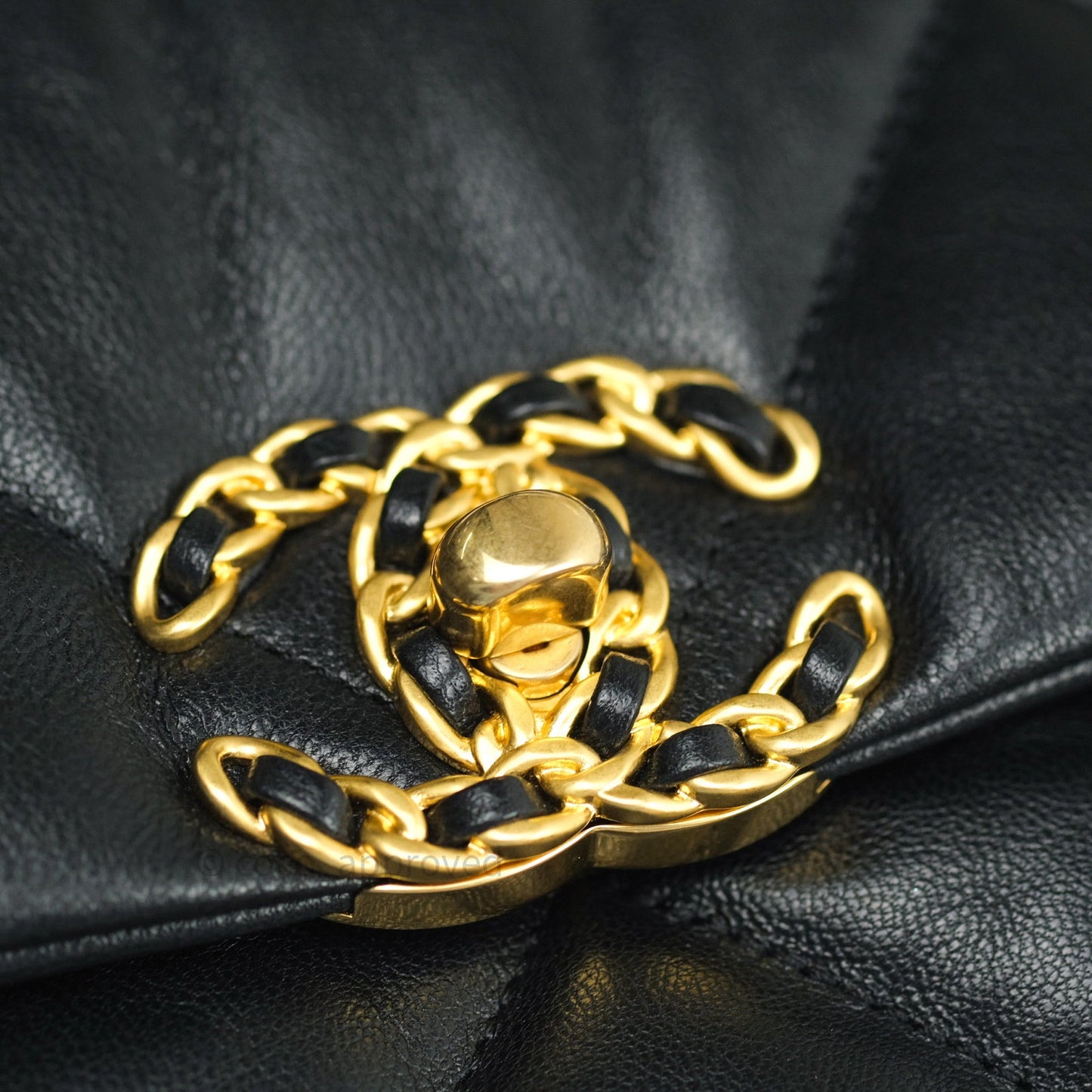 Chanel 19 Small Black Goatskin Mixed Hardware 20S