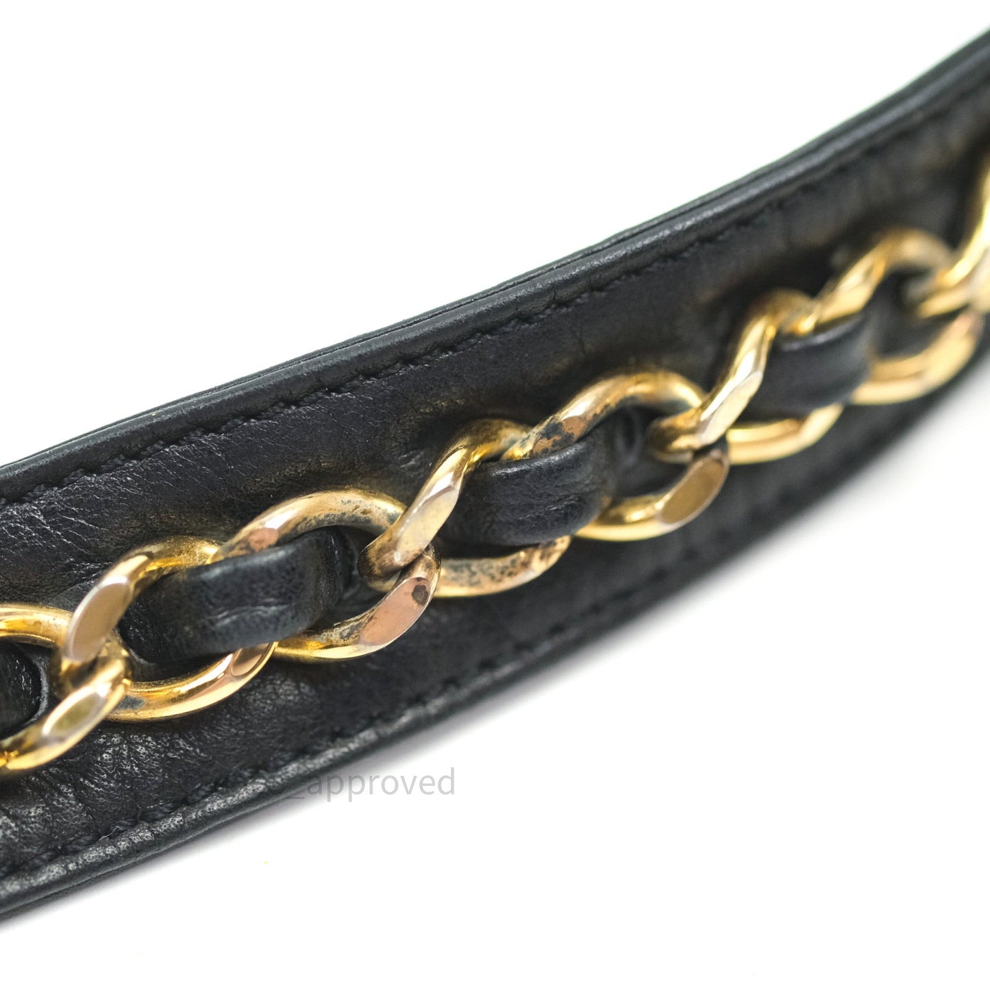 Chanel Quilted Belt Bag Black Lambskin 24K Gold Hardware