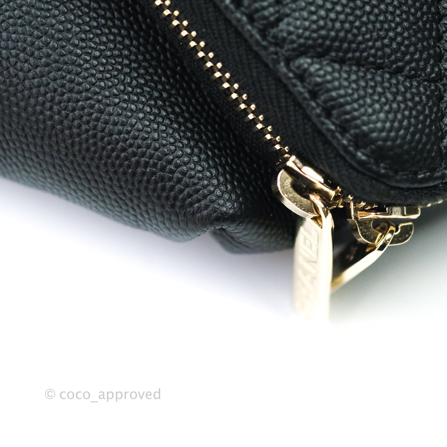 Chanel Quilted Business Affinity Waist Belt Bag Black Caviar Gold Hardware