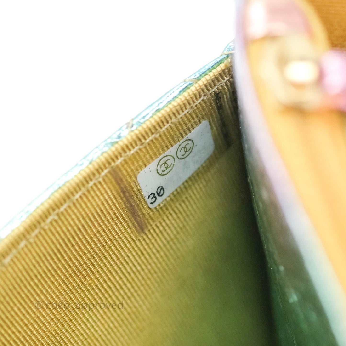 Chanel Quilted Reissue Wallet On Chain WOC Metallic Rainbow Aged Calfskin Gold Hardware