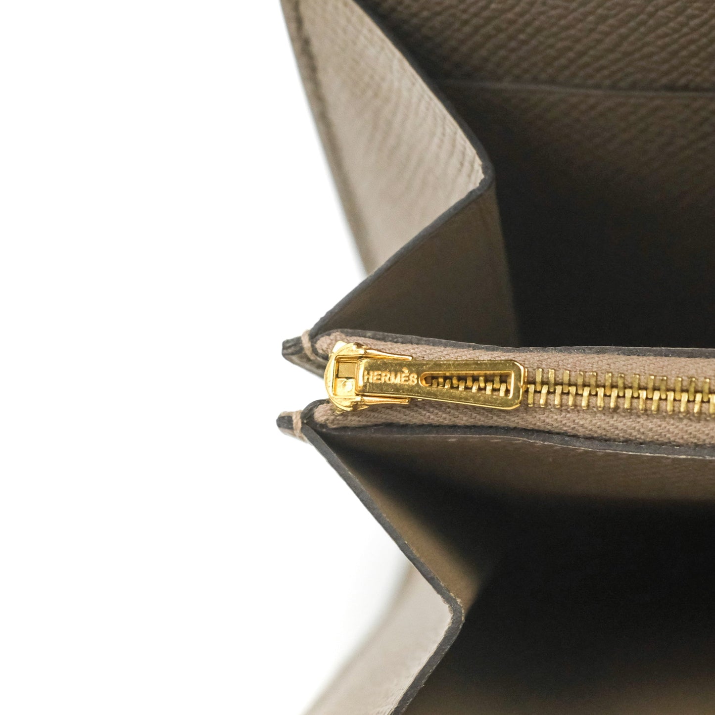 Hermès Constance Short Wallet Gris Asphalt Epsom Rose Gold Hardware