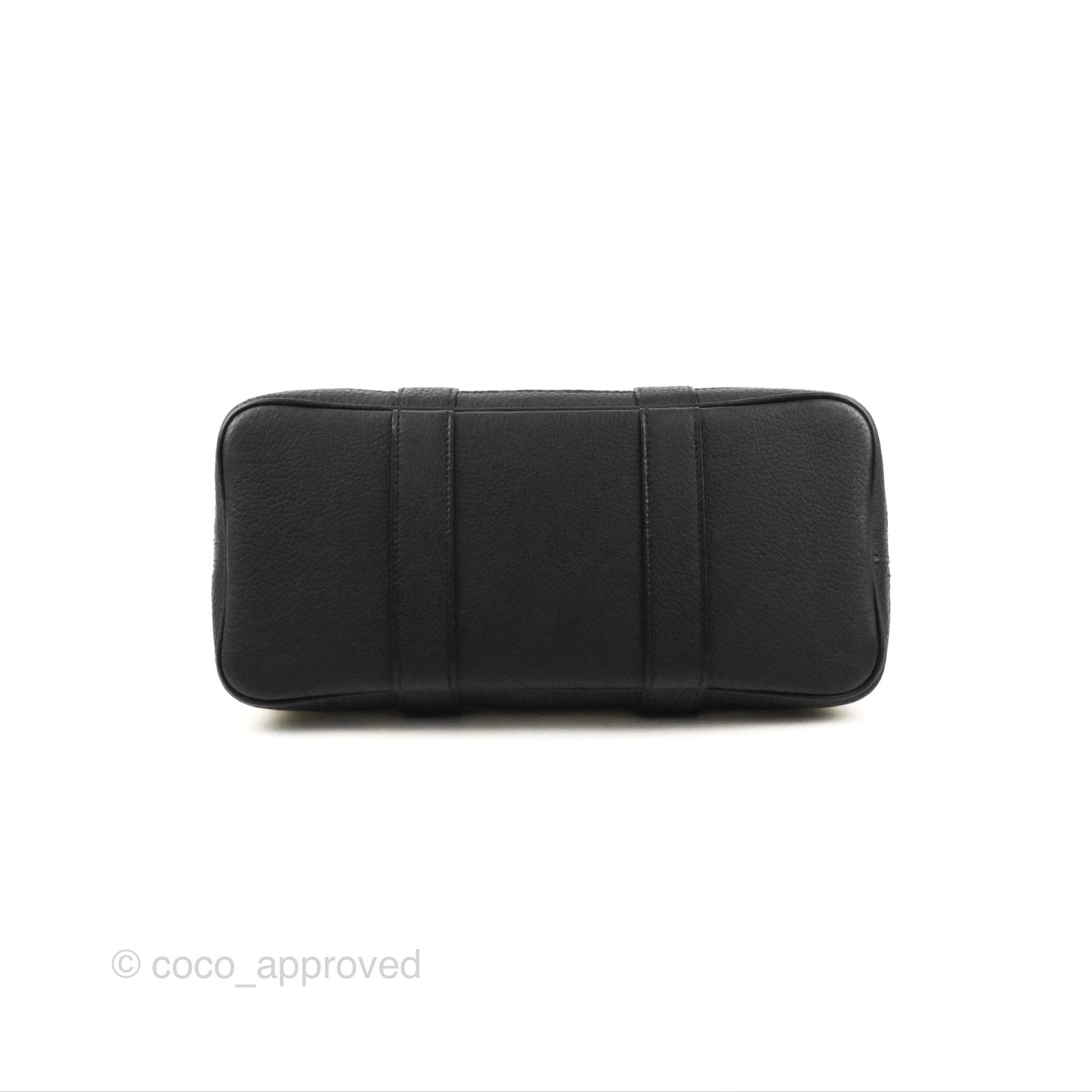 Hermès Garden Party 30 Black/Ecru Canvas
