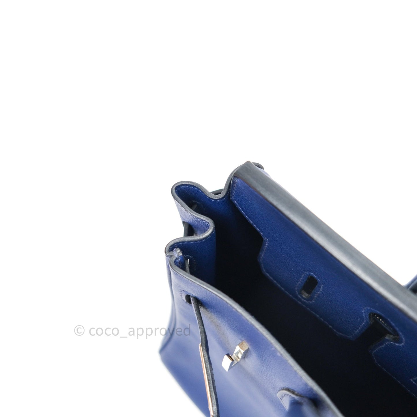 Hermès Birkin 25 Bleu Sapphir Swift Palladium Hardware