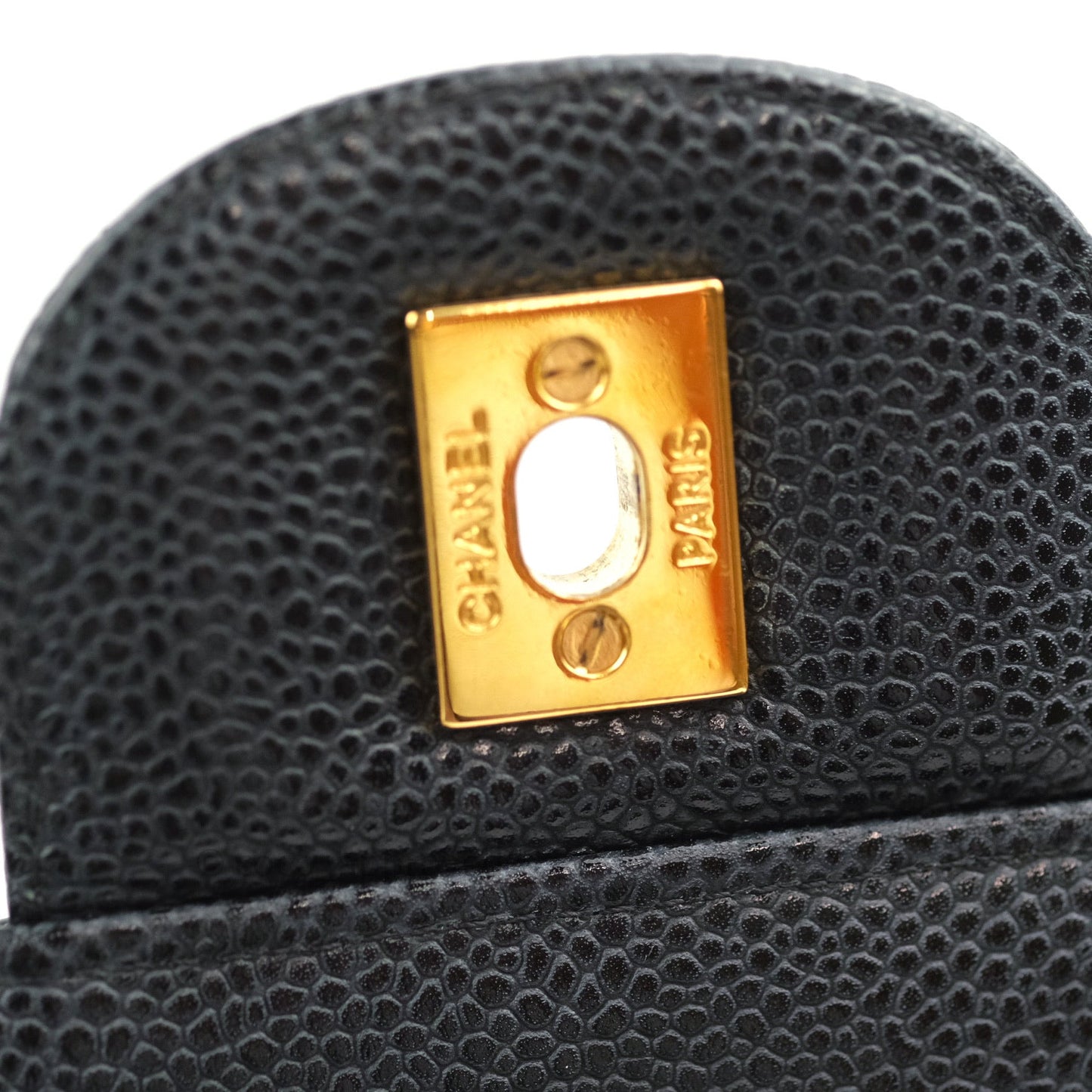 Chanel Classic Double Flap Maxi Black Caviar Gold Hardware