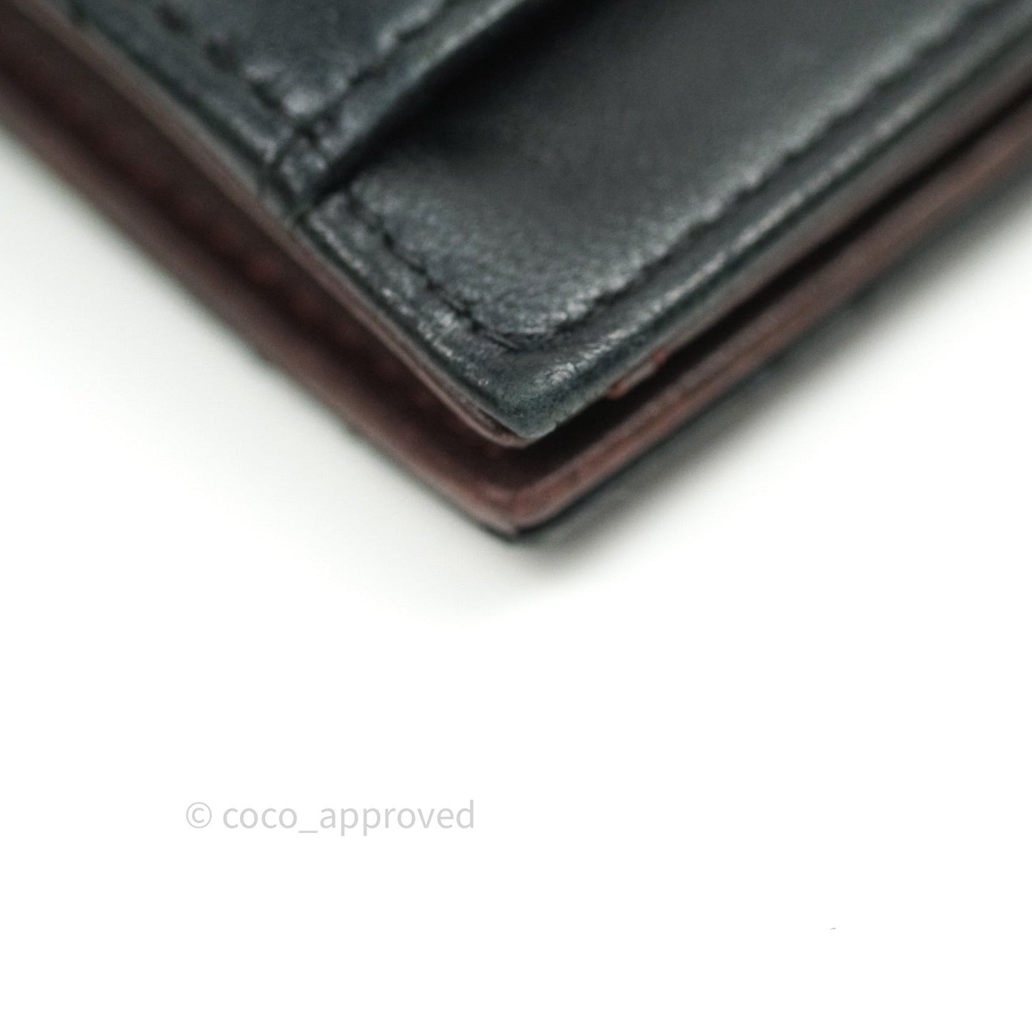 Chanel Black Card Holder Lambskin Gold Hardware
