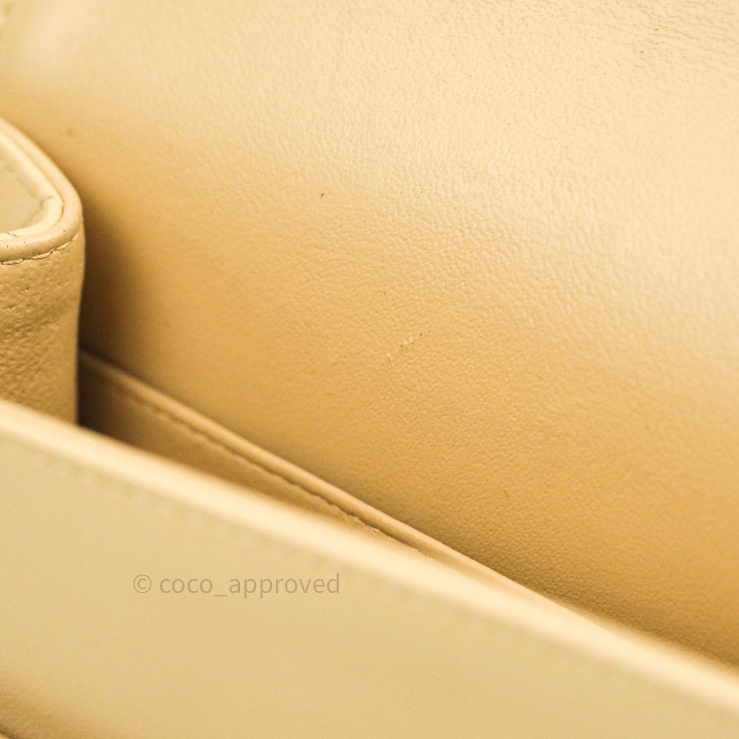 Chanel Classic Jumbo Double Flap Beige Lambskin Gold Hardware⁣⁣