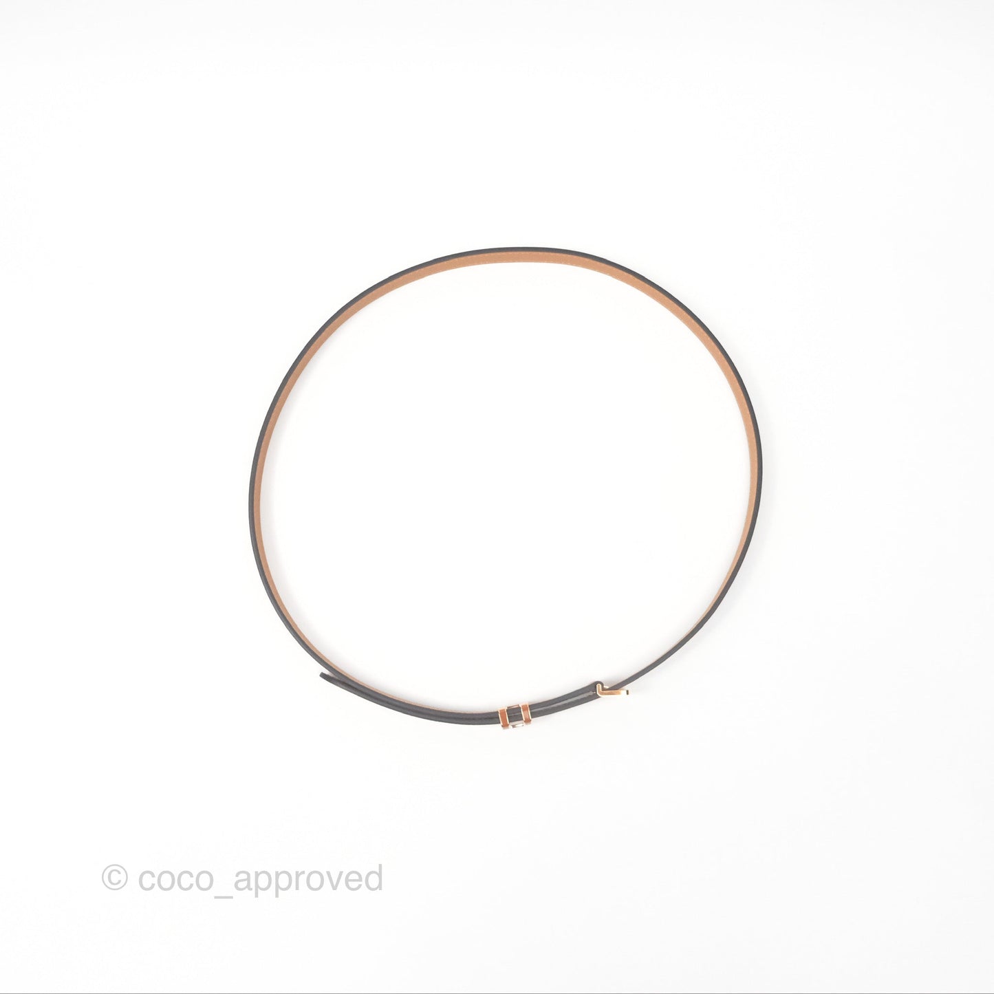 Hermes Pop H 15 Belt Gold Epsom Rose Gold Hardware