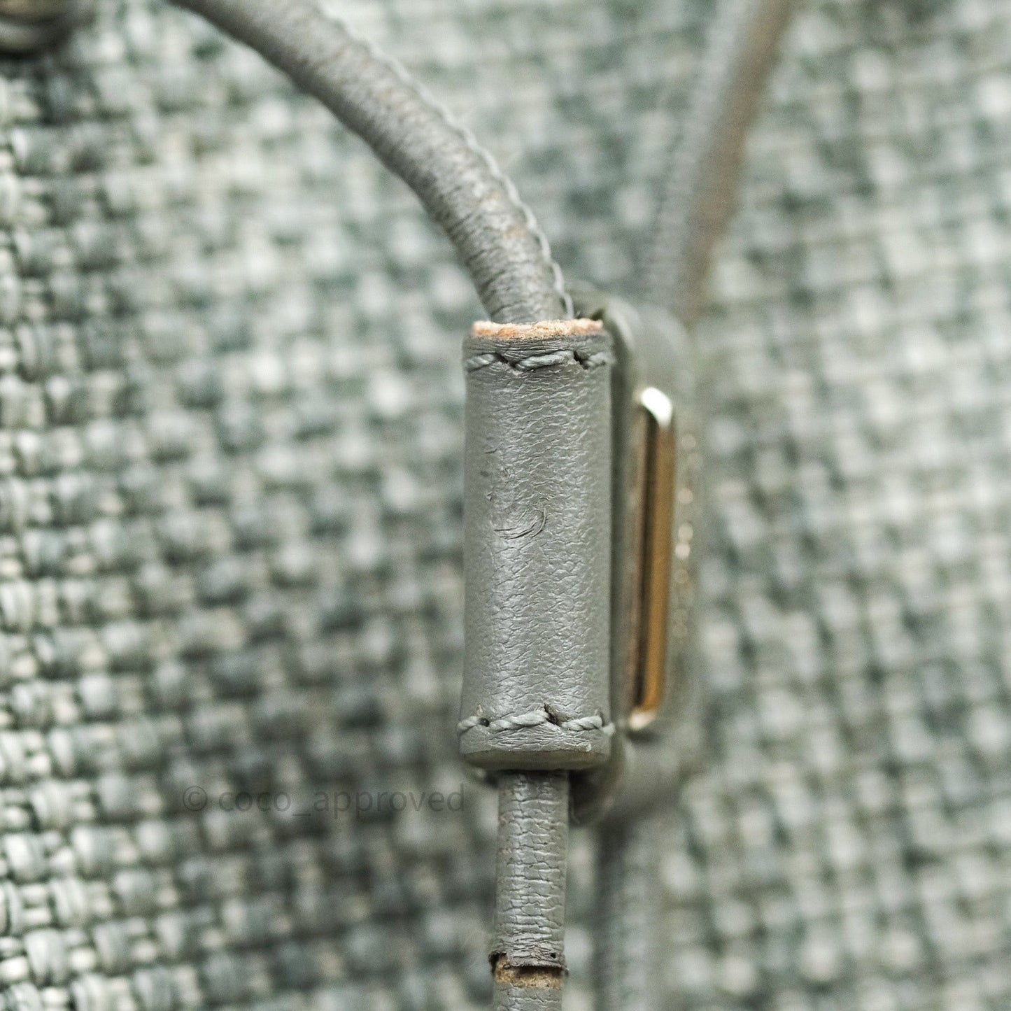 Chanel Canvas Deauville Backpack Grey