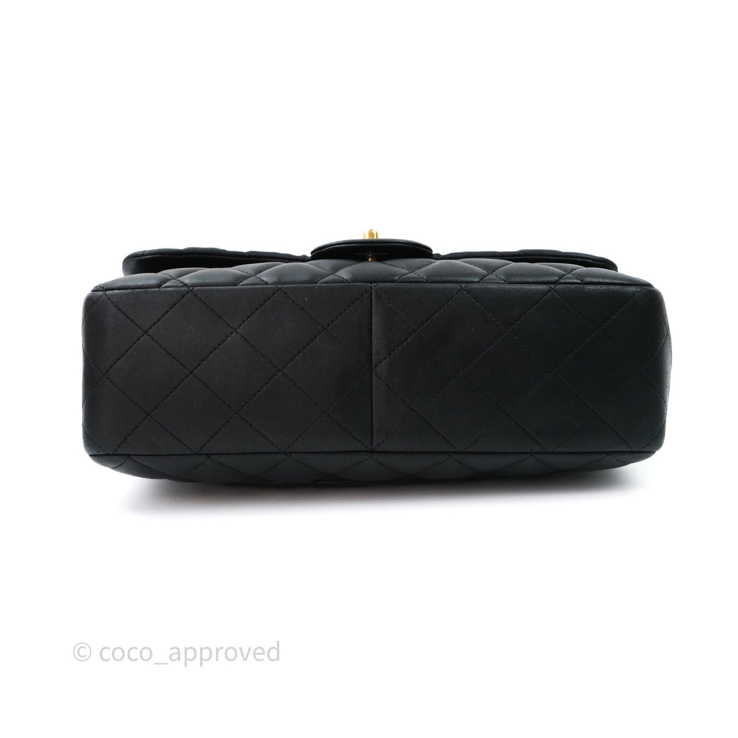 Chanel Jumbo Single Flap Black Lambskin Gold Hardware⁣⁣