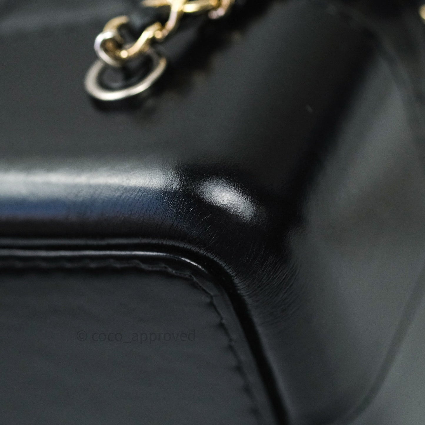 Chanel Gabrielle Backpack Black Aged Calfskin Medium Black